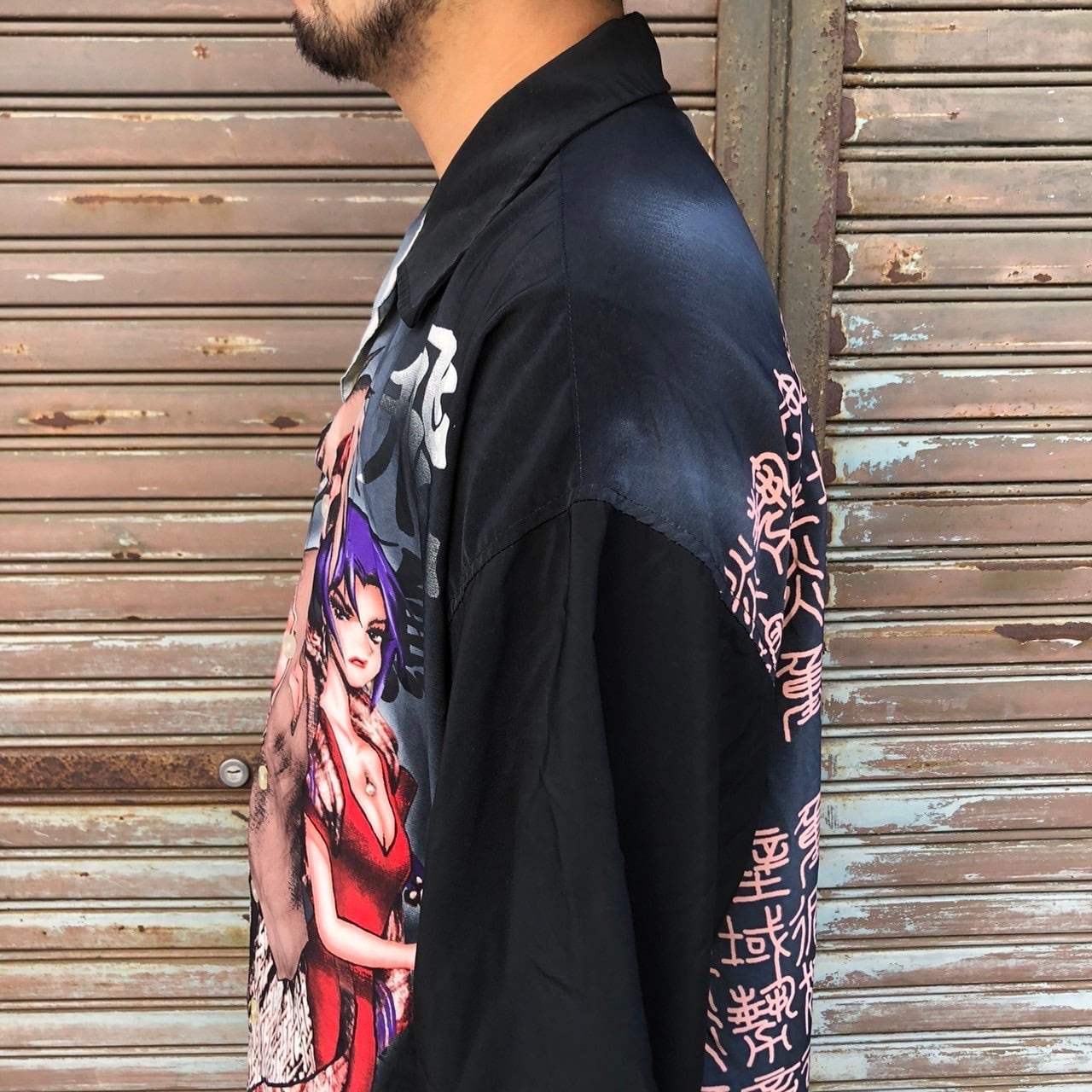 美品 00s ビッグサイズ XXL Veezo スカ チカーノシャツ オープンカラー