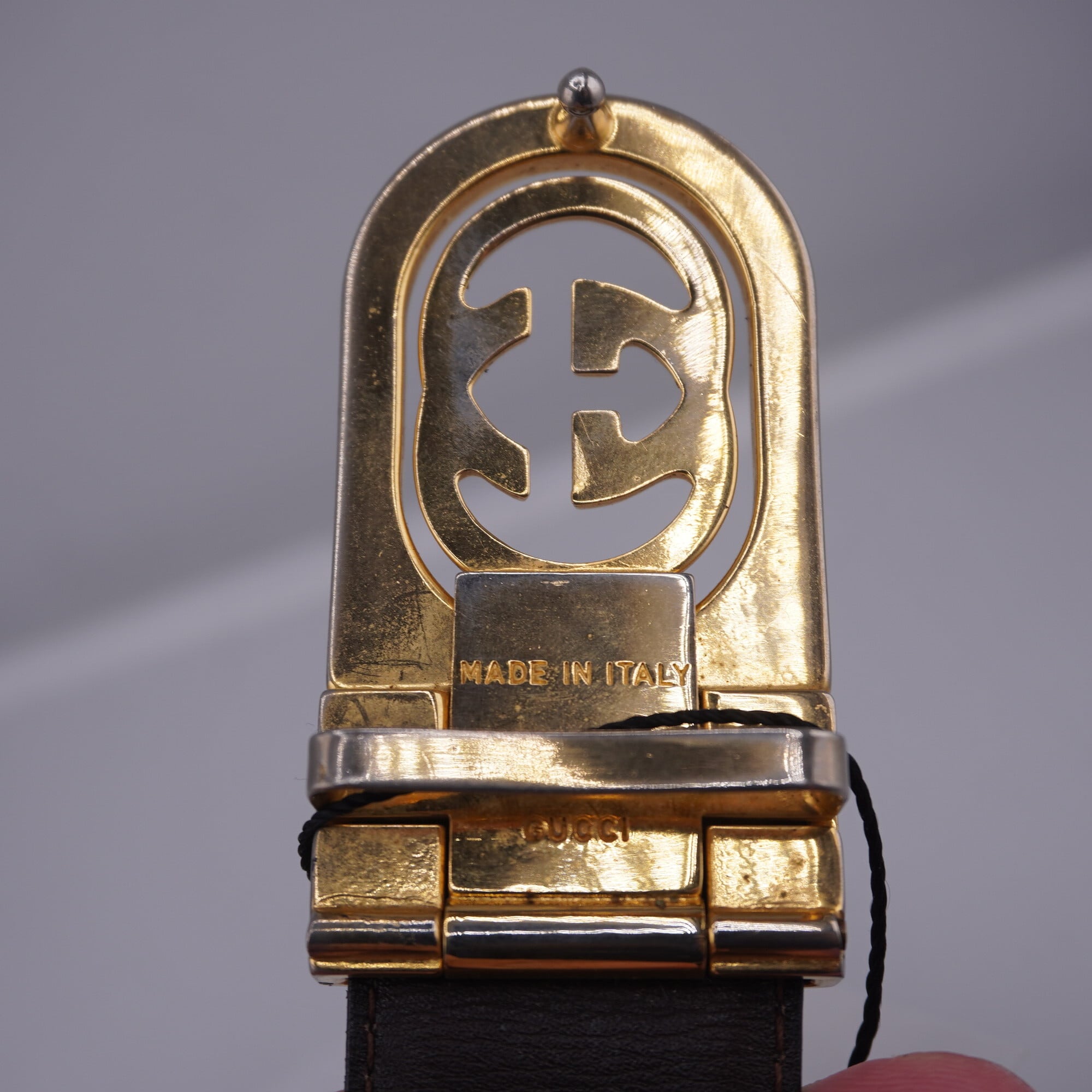 GUCCI】グッチ GCロゴバックルベルト | ブランド古着屋 Jesus Judas