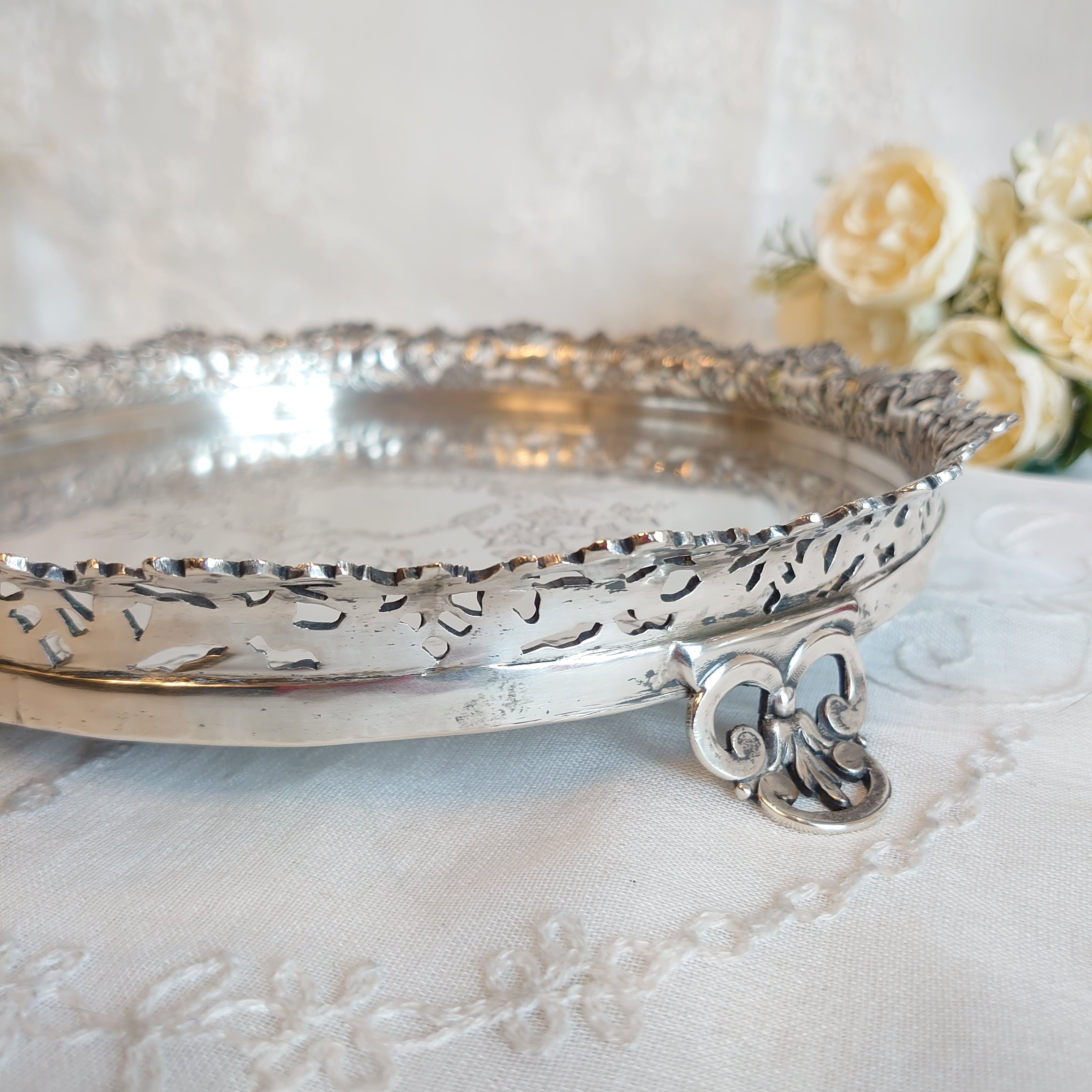 純銀 シルバートレイ ポルトガル silver833 | アンティークショップ