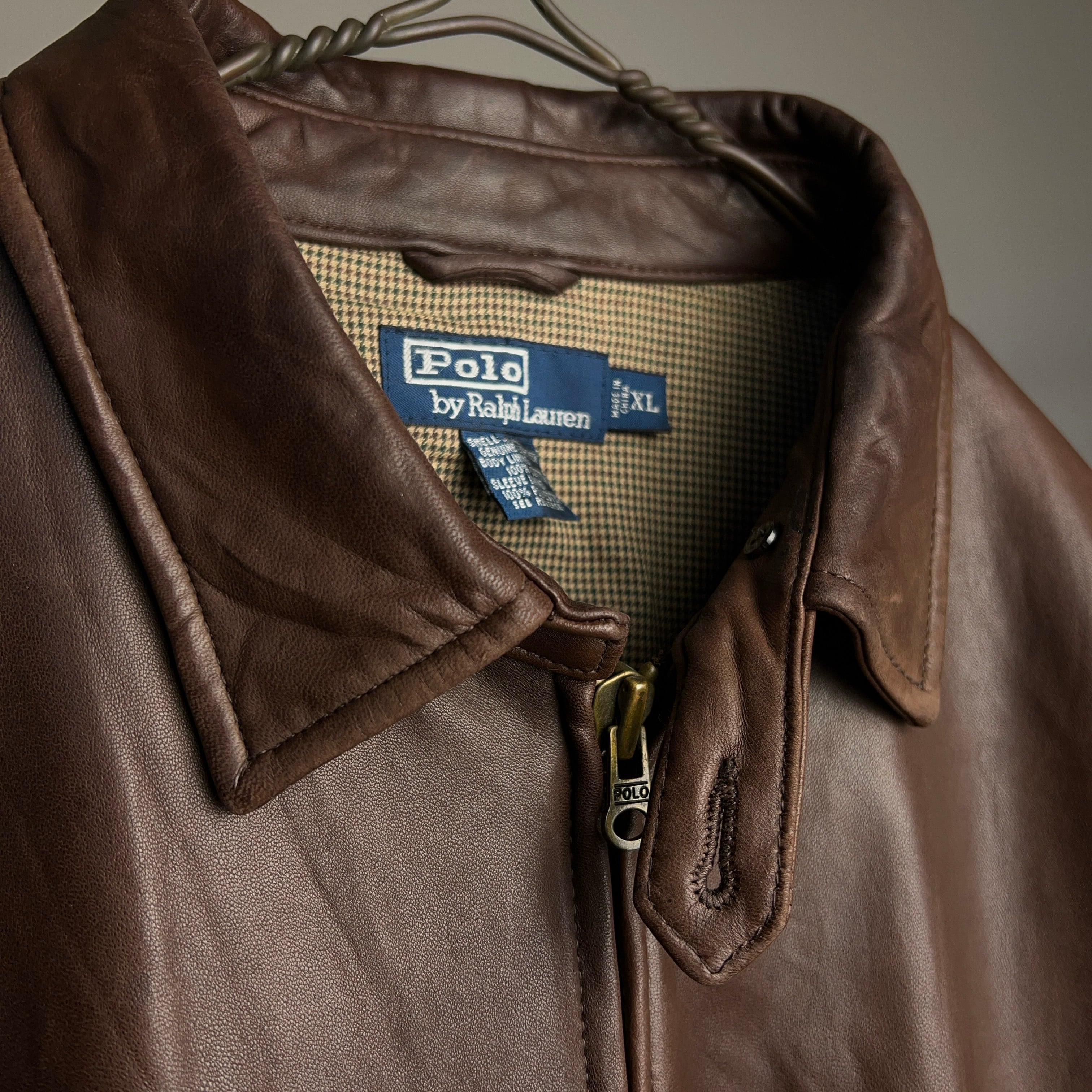 90's Polo by Ralph Lauren Leather Swing Top 90年代 ポロラルフ