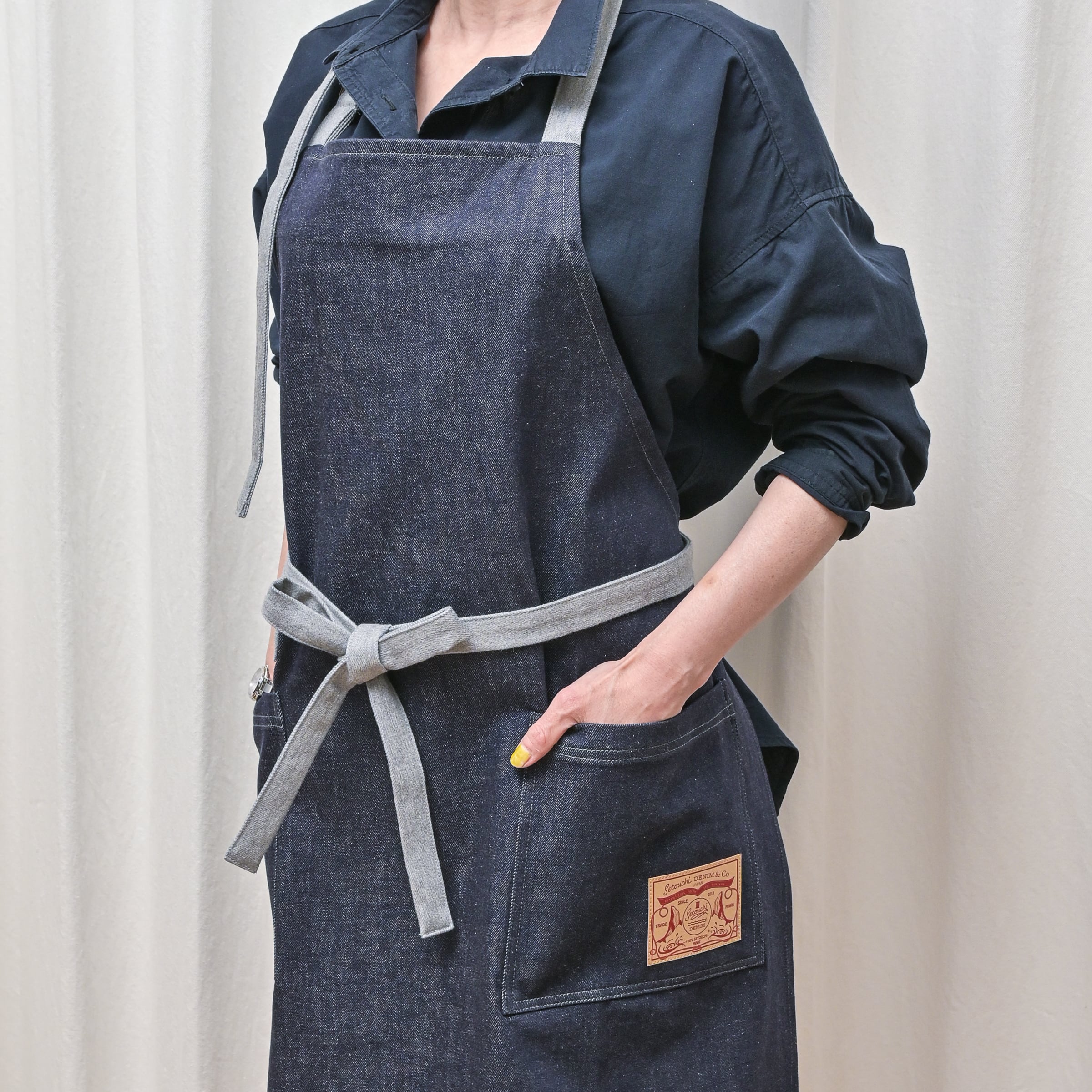 デニムエプロン インディゴ | Setouchi DENIM