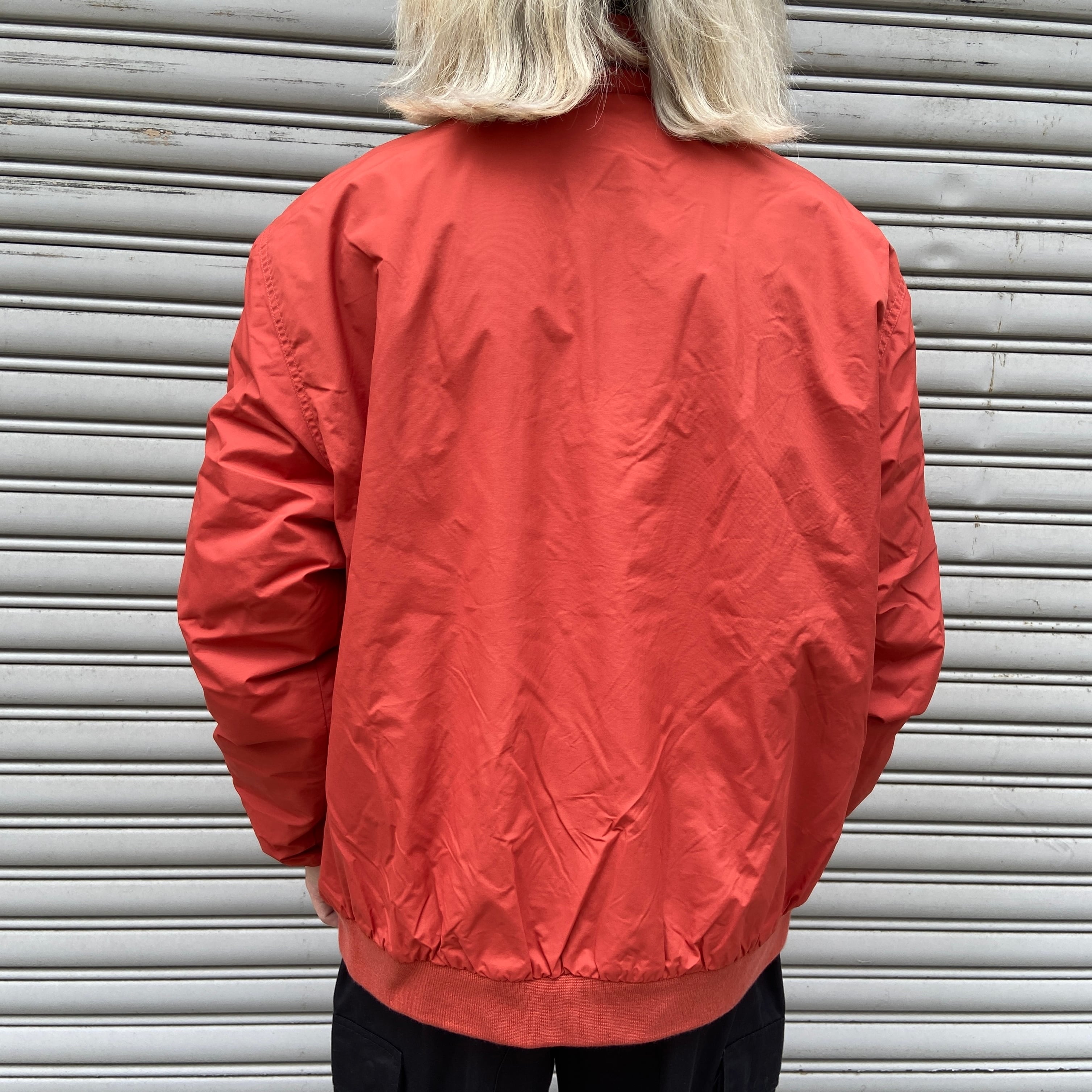 90s エルエルビーン ウォームアップジャケット ナイロン オレンジ XL