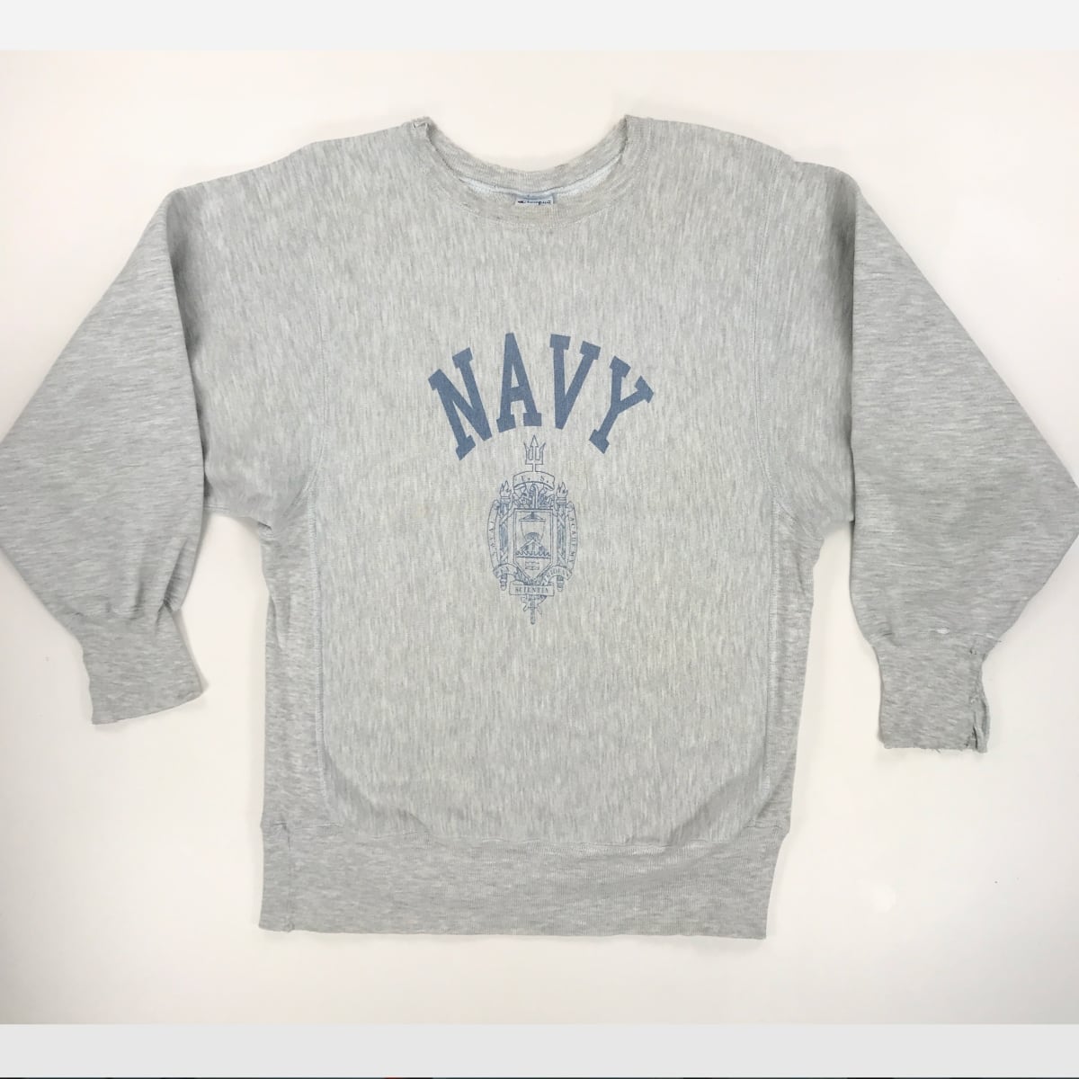 CHAMPION チャンピオン 90年代 刺繍 タグ リバースウィーブ NAVY 海軍