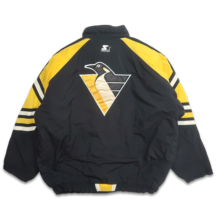古着 スターター NHL ピッツバーグ・ペンギンズ 中綿ナイロン