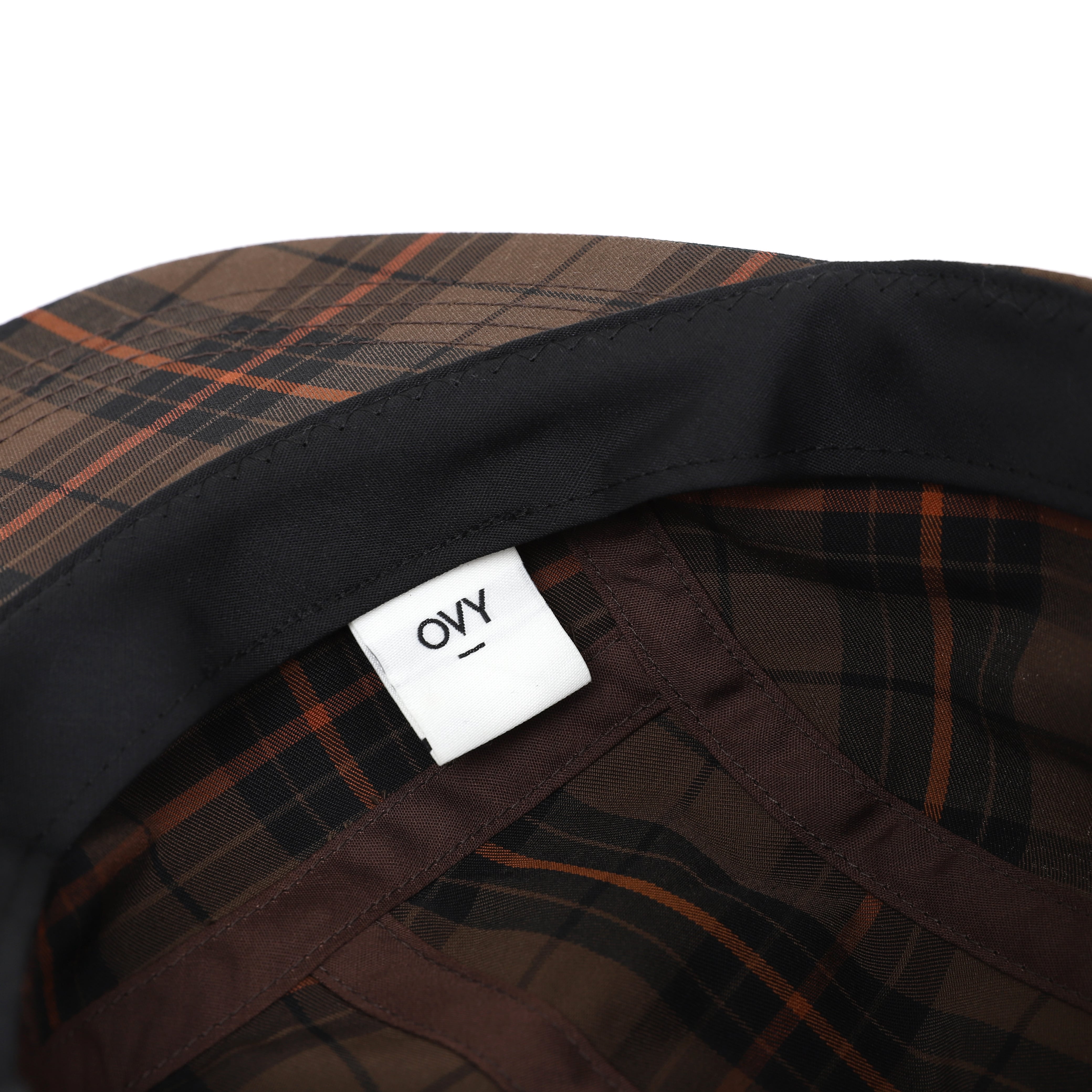 Cotton Nylon Water-repellent Jet Cap (check) | OVY