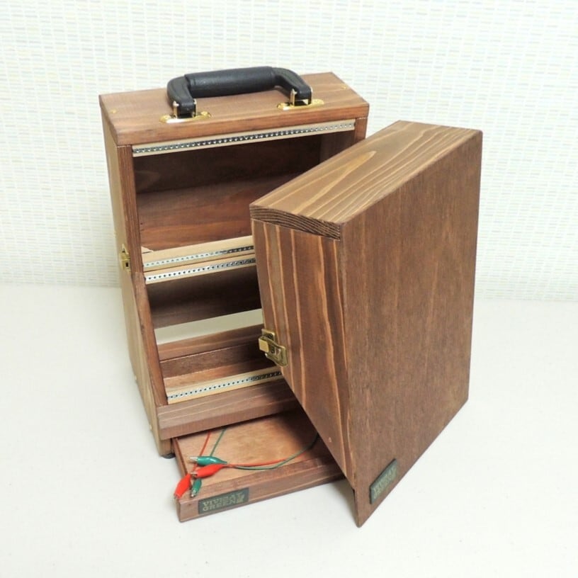 6U 168HP Portable Eurorack Wood Case VG-841 | Vivicat Green