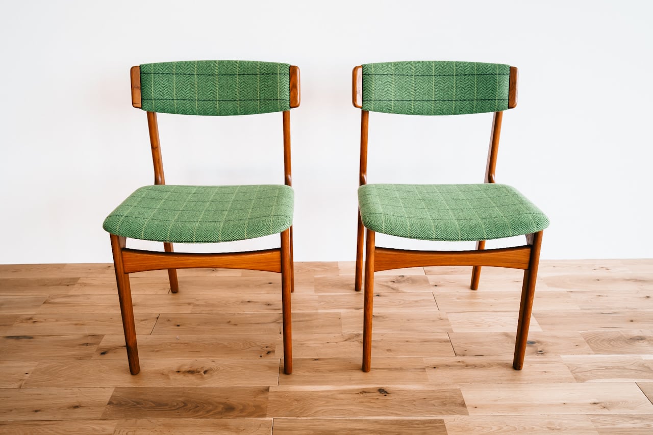 ダイニングチェア2脚セット｜北欧ヴィンテージ｜チーク | kerran