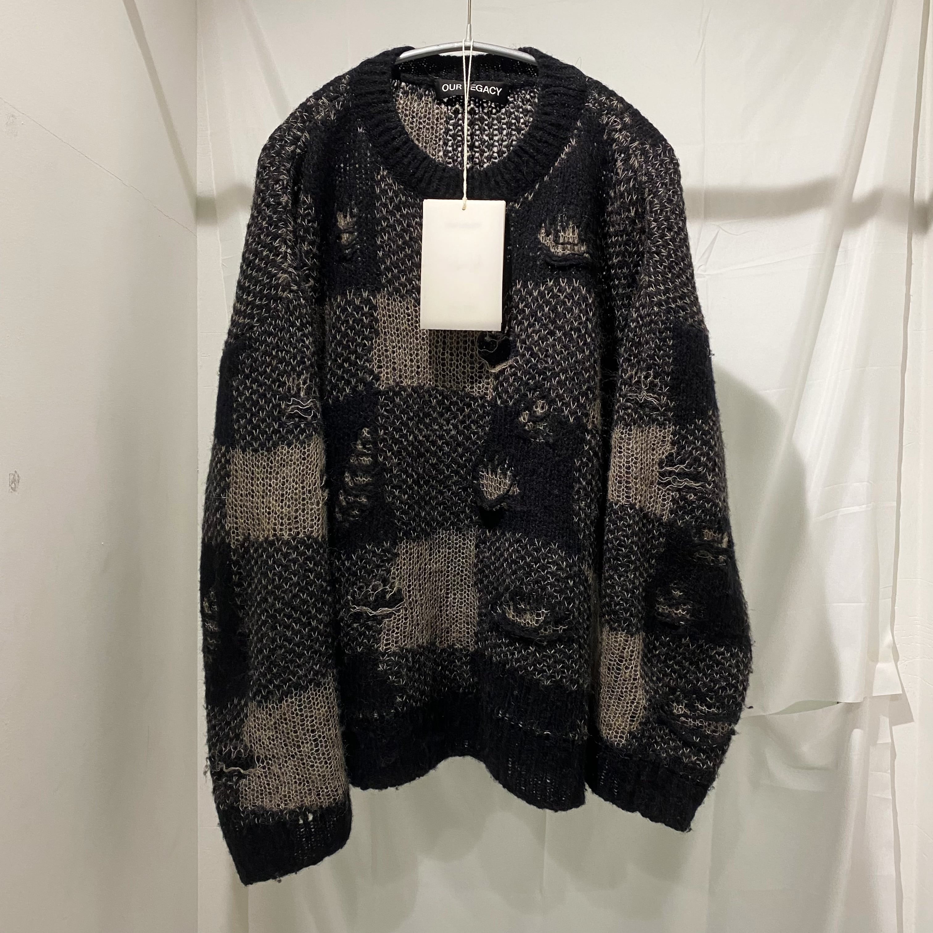 OUR LEGACY アワーレガシー 24AW SONAR ROUNDNECK BLACK ニット