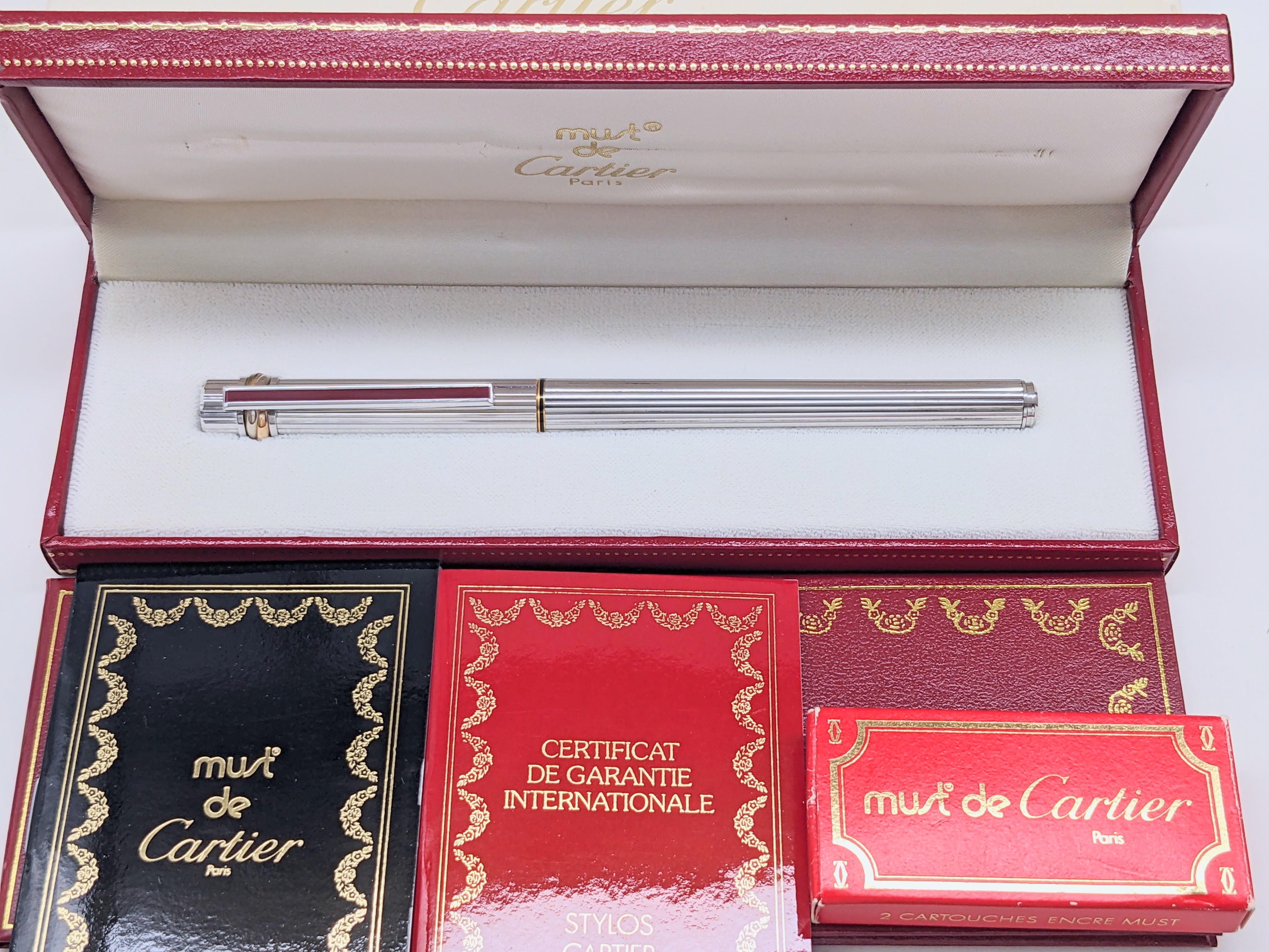 80s カルティエ トリニティ Cartier （細字） 18K 02490 | 川口明弘の