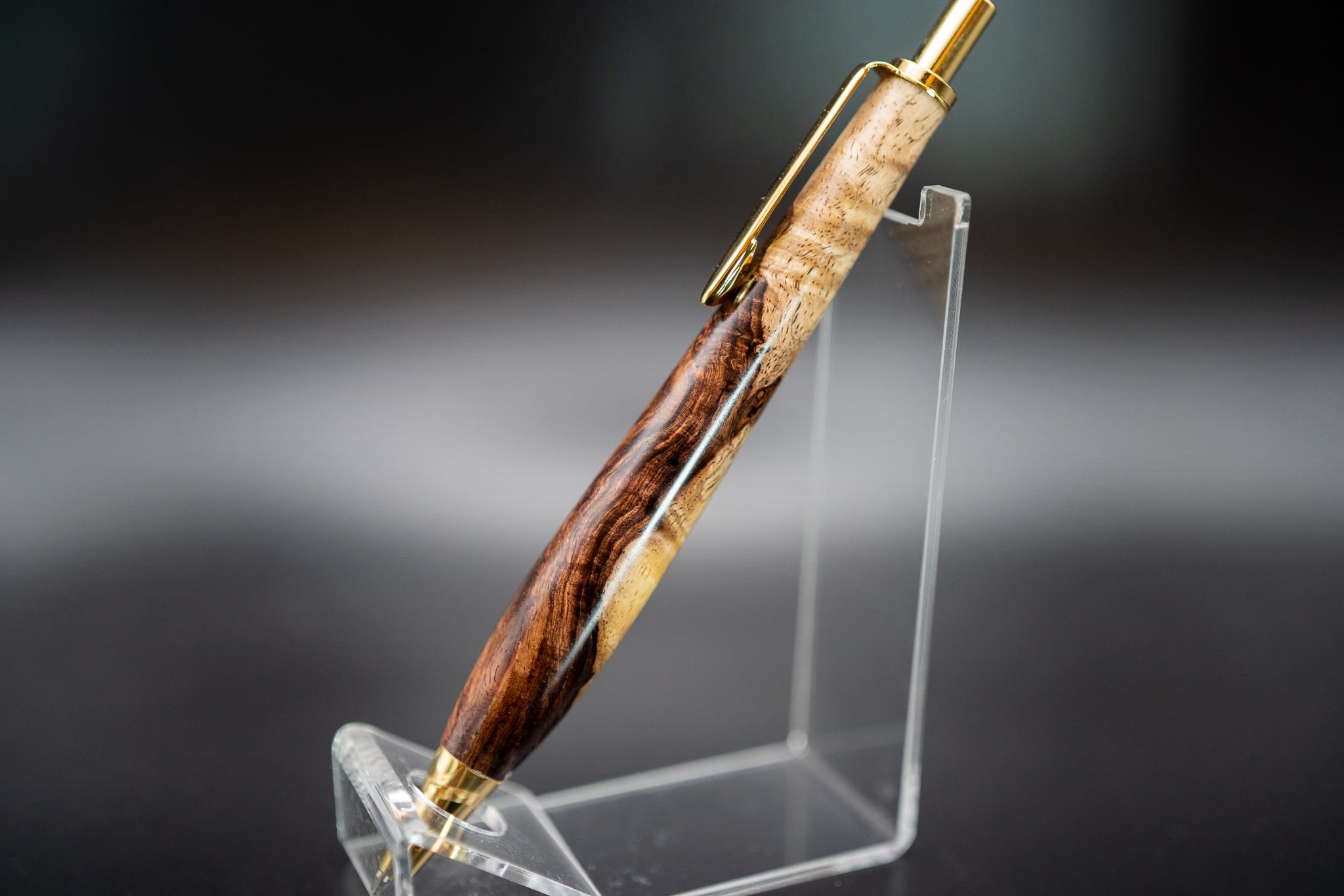 最高峰の瘤材】ホンジュラスローズウッド瘤杢 | 木軸ペン工房 金杢犀