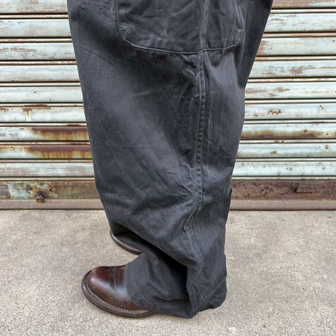 希少 パキスタン軍 実物 ミリタリー オールインワン つなぎ 黒