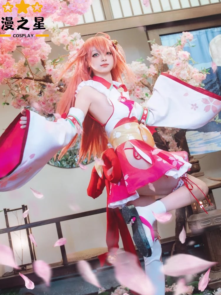 ホロライブ さくらみこ 桜巫女 和服 巫女 コスプレ衣装 コスチューム
