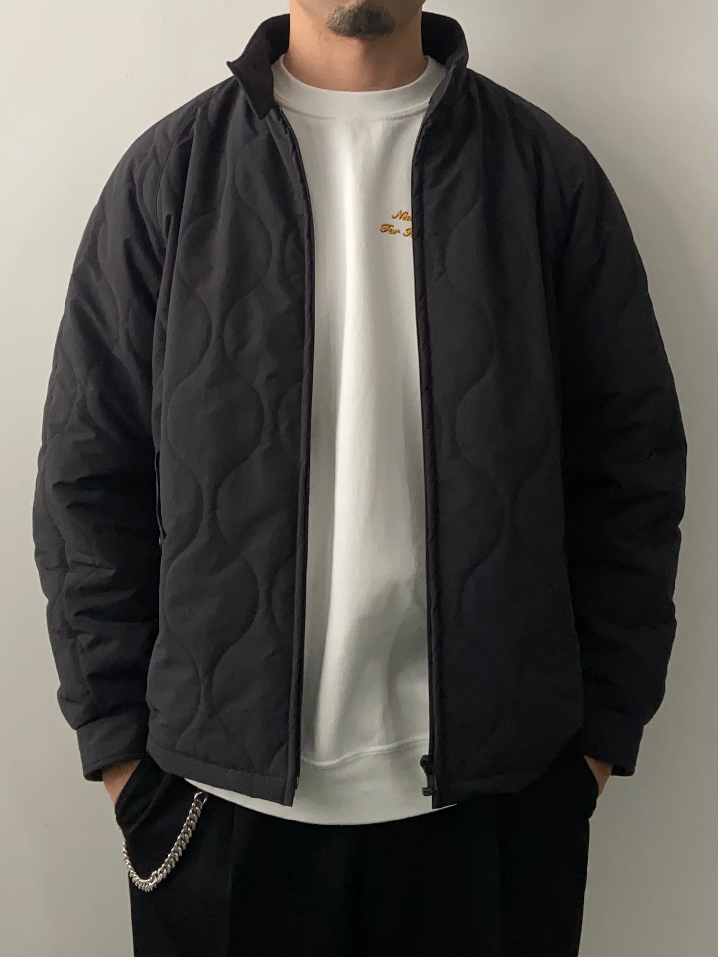 CABARET POVEL / QUILTED HARRINGTON - BLACK | DEXIM