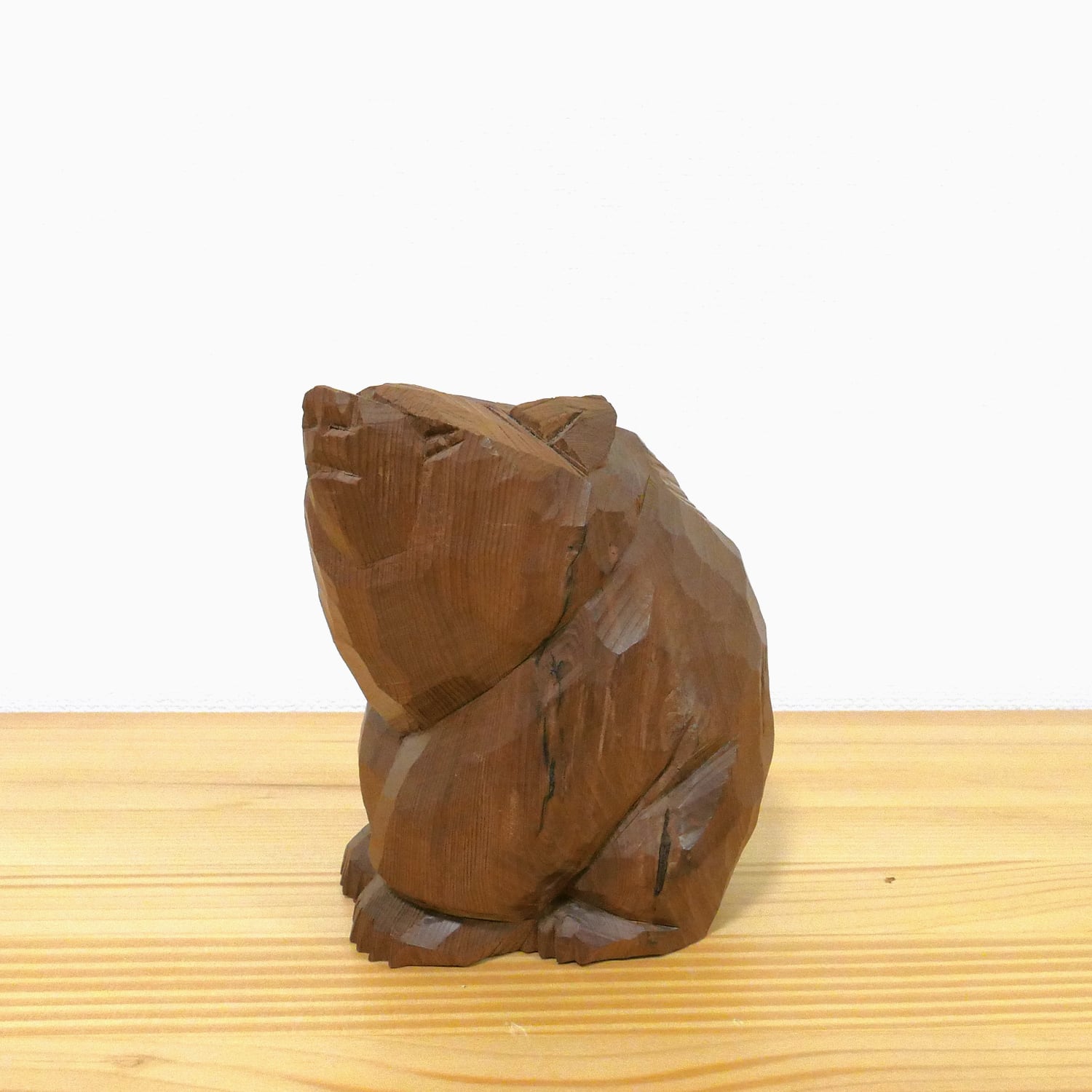 引間二郎 1994年作 木彫熊 | ROOM411