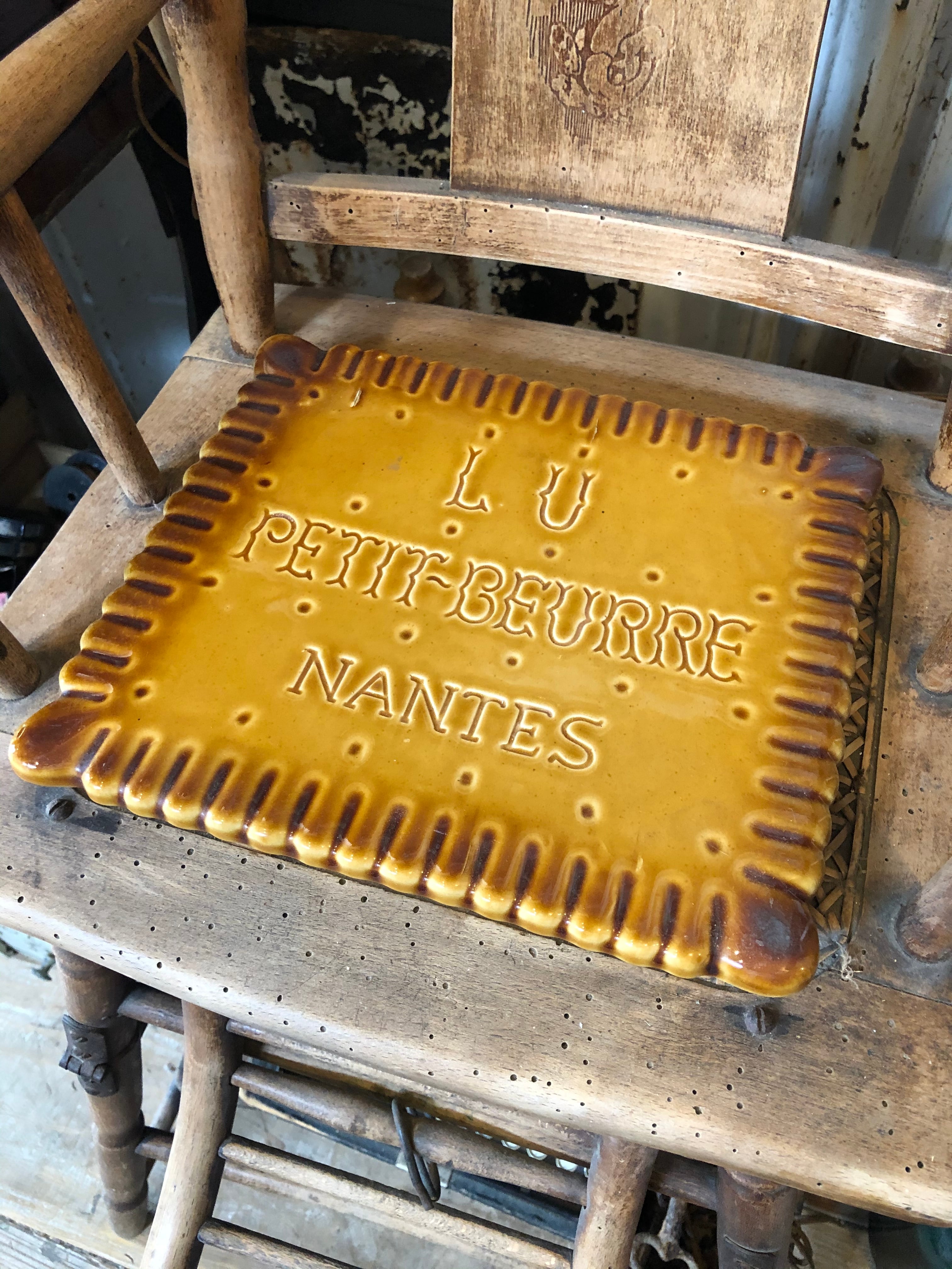 LU ビスケット プレート 陶器 | Brocante de La Cocotte （フランス