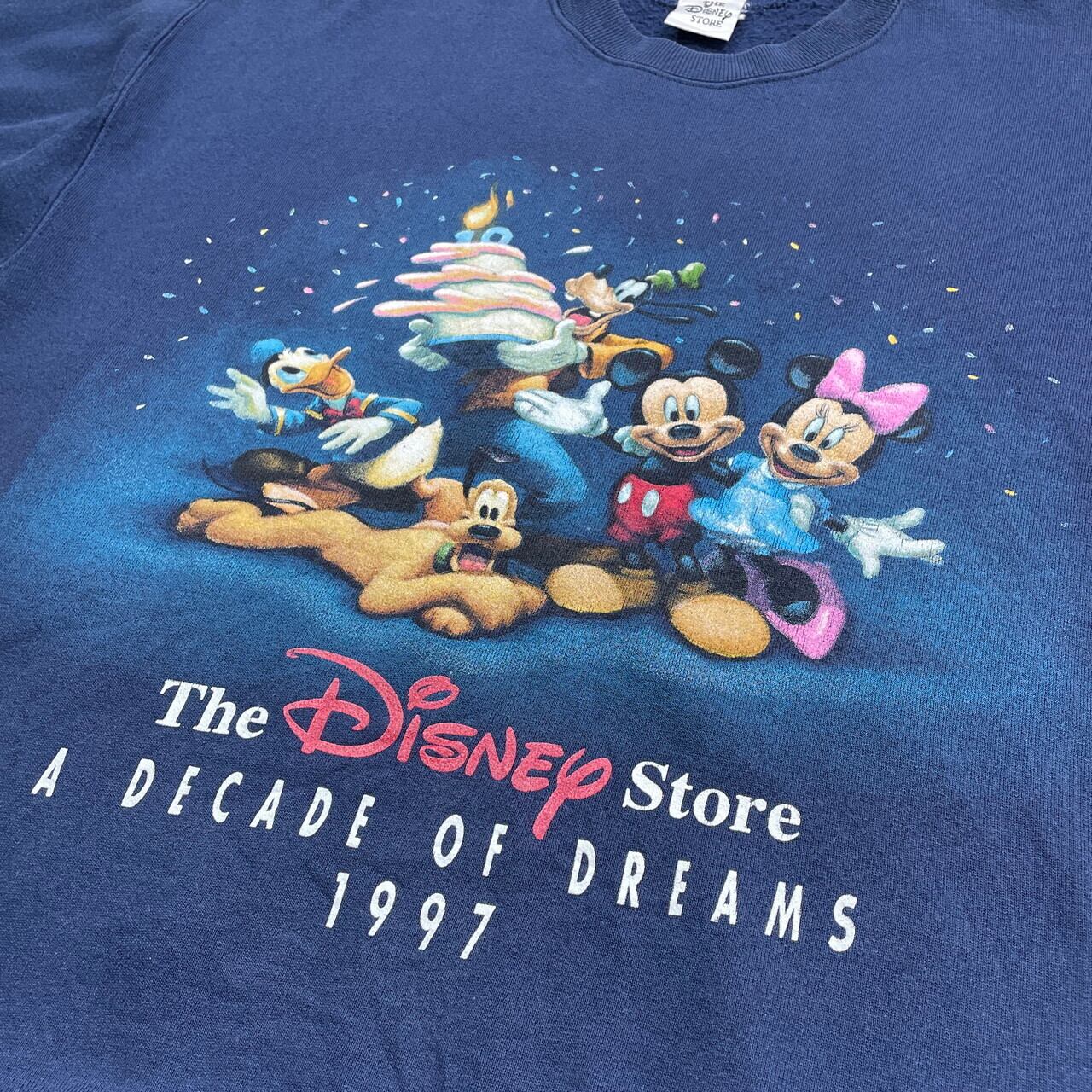 90年代 USA製 THE DISNEY STORE ディズニー キャラクタープリント