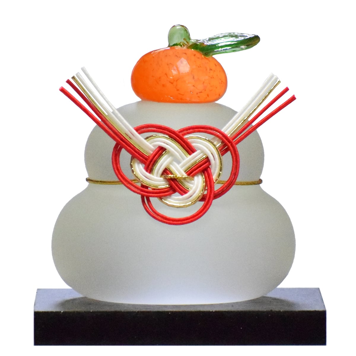 ガラスの鏡餅 （L） MK-L | 能登島ガラス工房