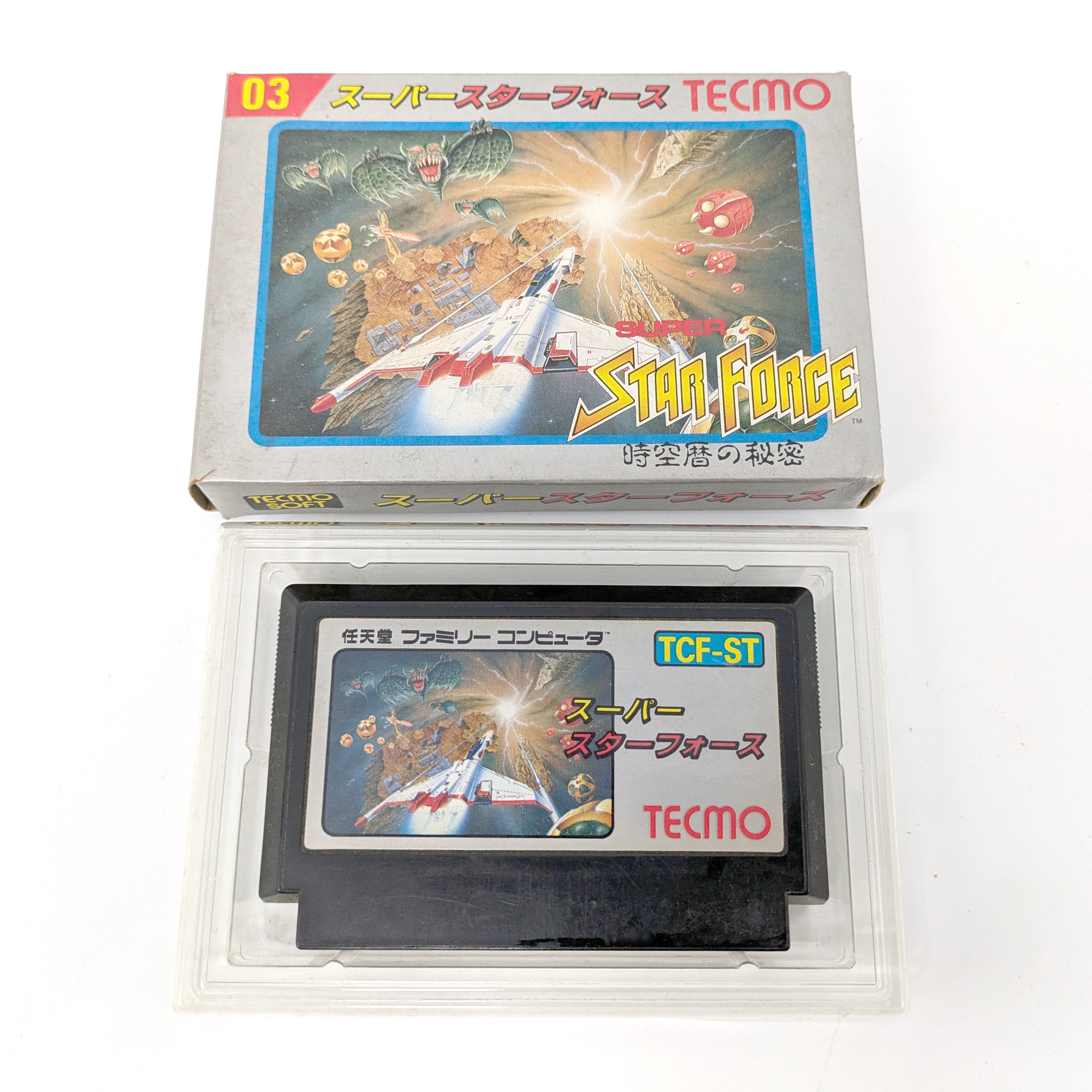 TECMO(テクモ)・『スーパースターフォース 時空歴の秘密』・タイトル