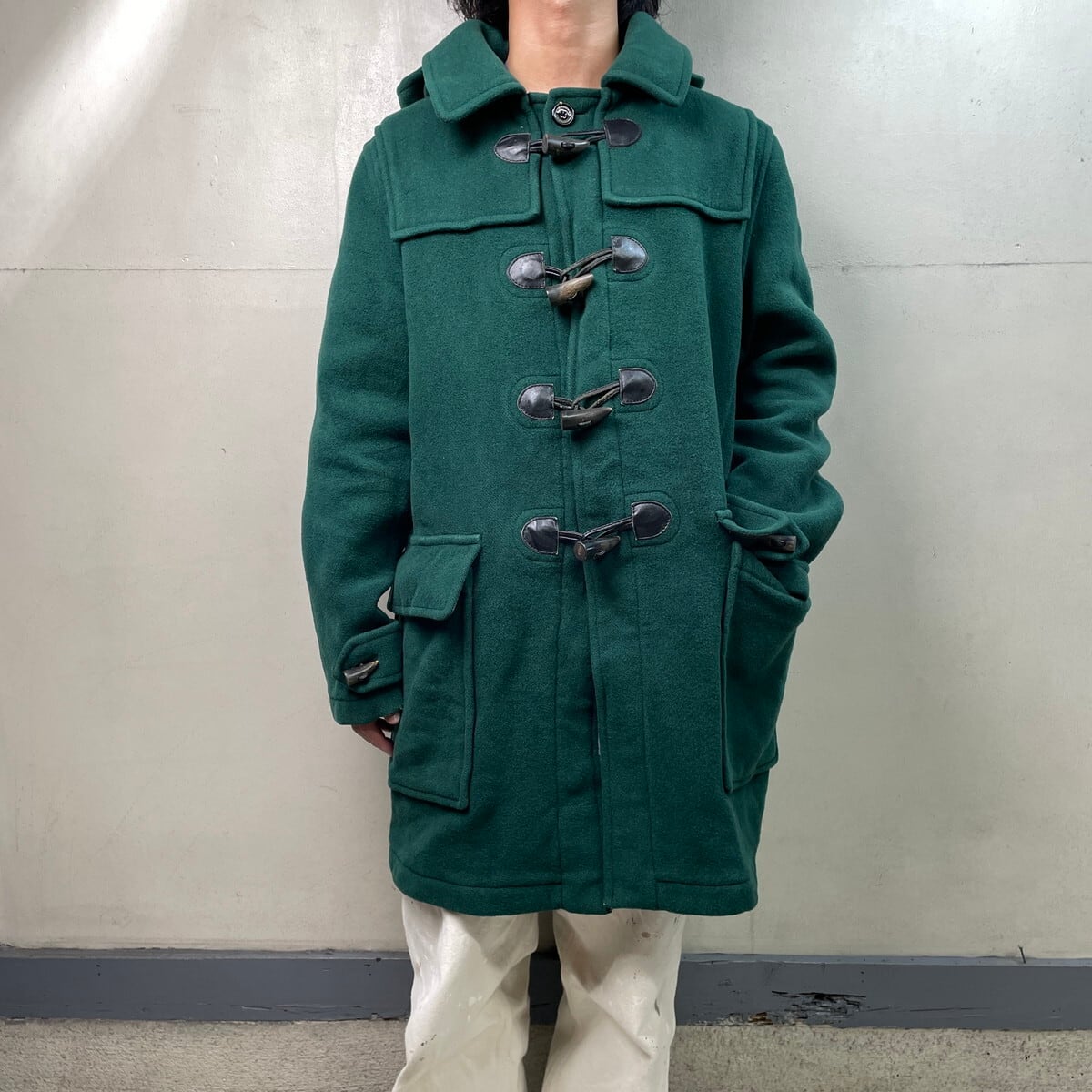 Burberry's バーバリー ウール ダッフルコート メンズL相当 古着