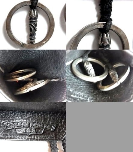 CHROME HEARTS クロムハーツ レザー ペンダント ネックレス 革紐
