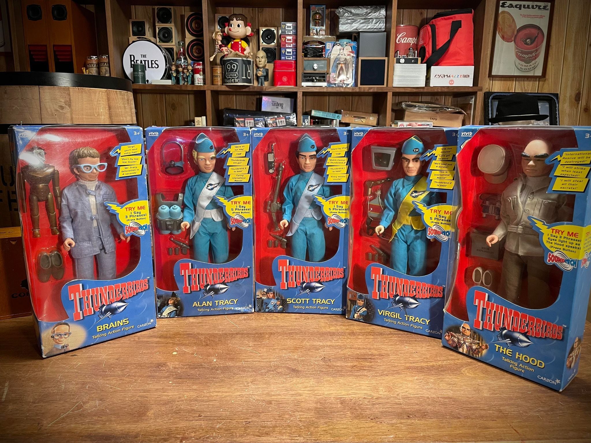 サンダーバード トーキングアクションフィギュア 5体セット | akasakabase