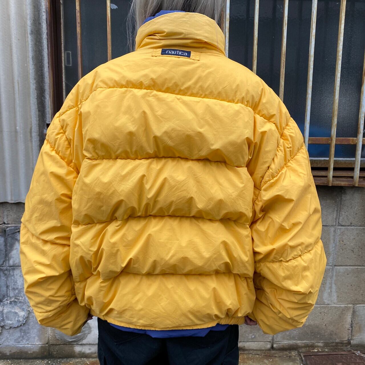 90年代 NAUTICA ノーティカ リバーシブル ダウンジャケット メンズXXL