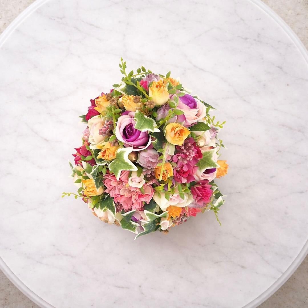 祝福の日に咲く森の花｜高級フラワーアレンジメント｜光触媒フラワー