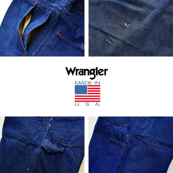 1点物◇USA製ビンテージ70sラングラーつなぎデニムツナギ作業服