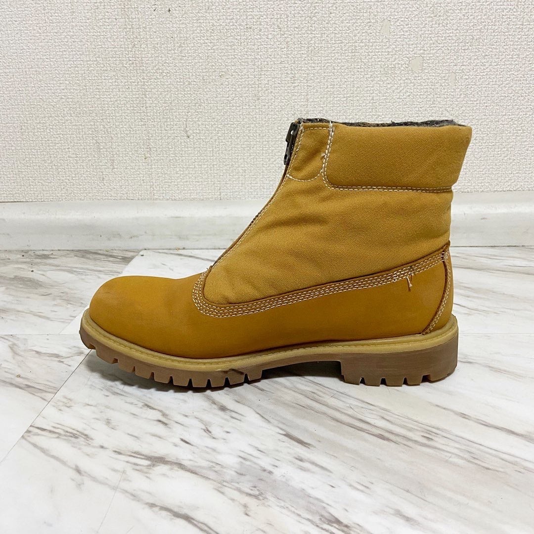 us9 00s timberland × woolrich zip up suede leather boots | protocol