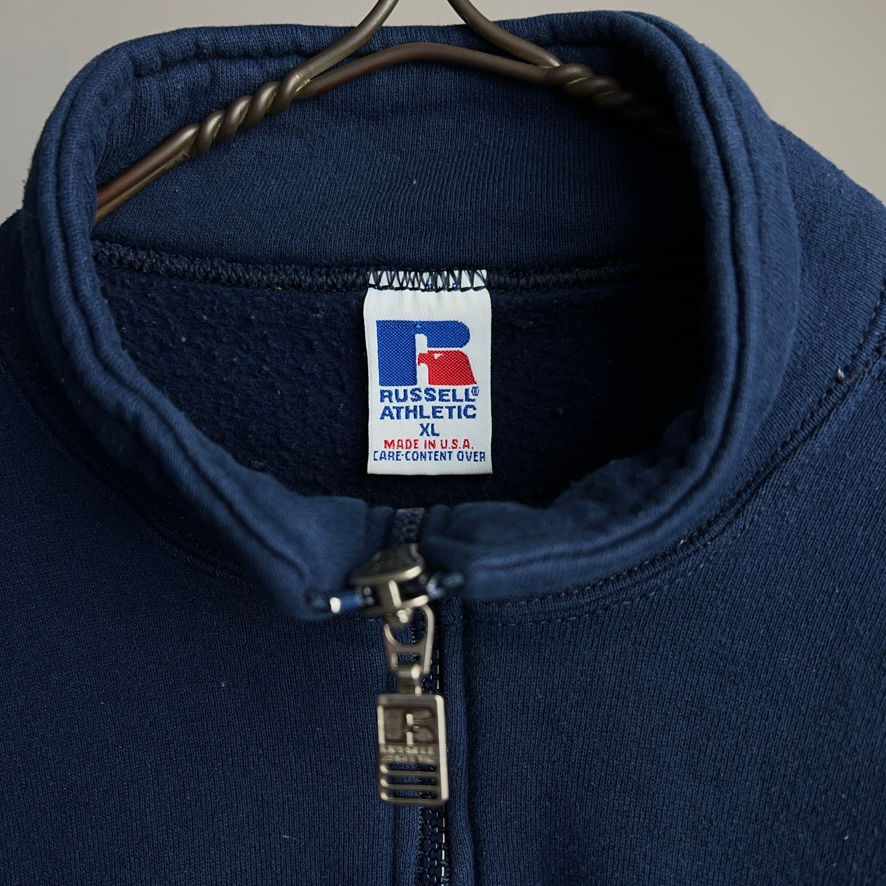 90's RUSSELL ATHLETIC Half-zip Sweatshirt USA製 SIZE XL 90年代