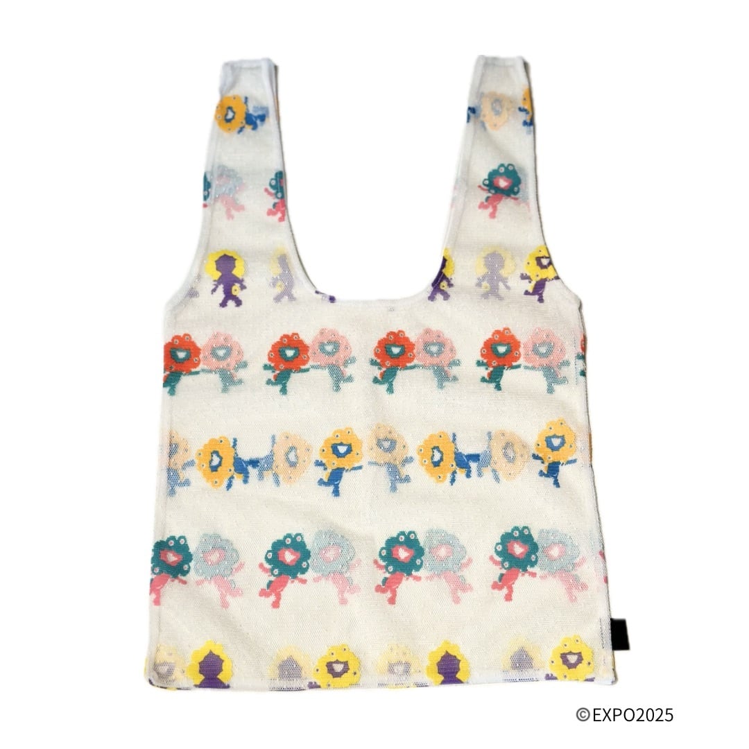 ミャクミャク レースのオシャレバッグ ボーダーカラー | LILY LACE