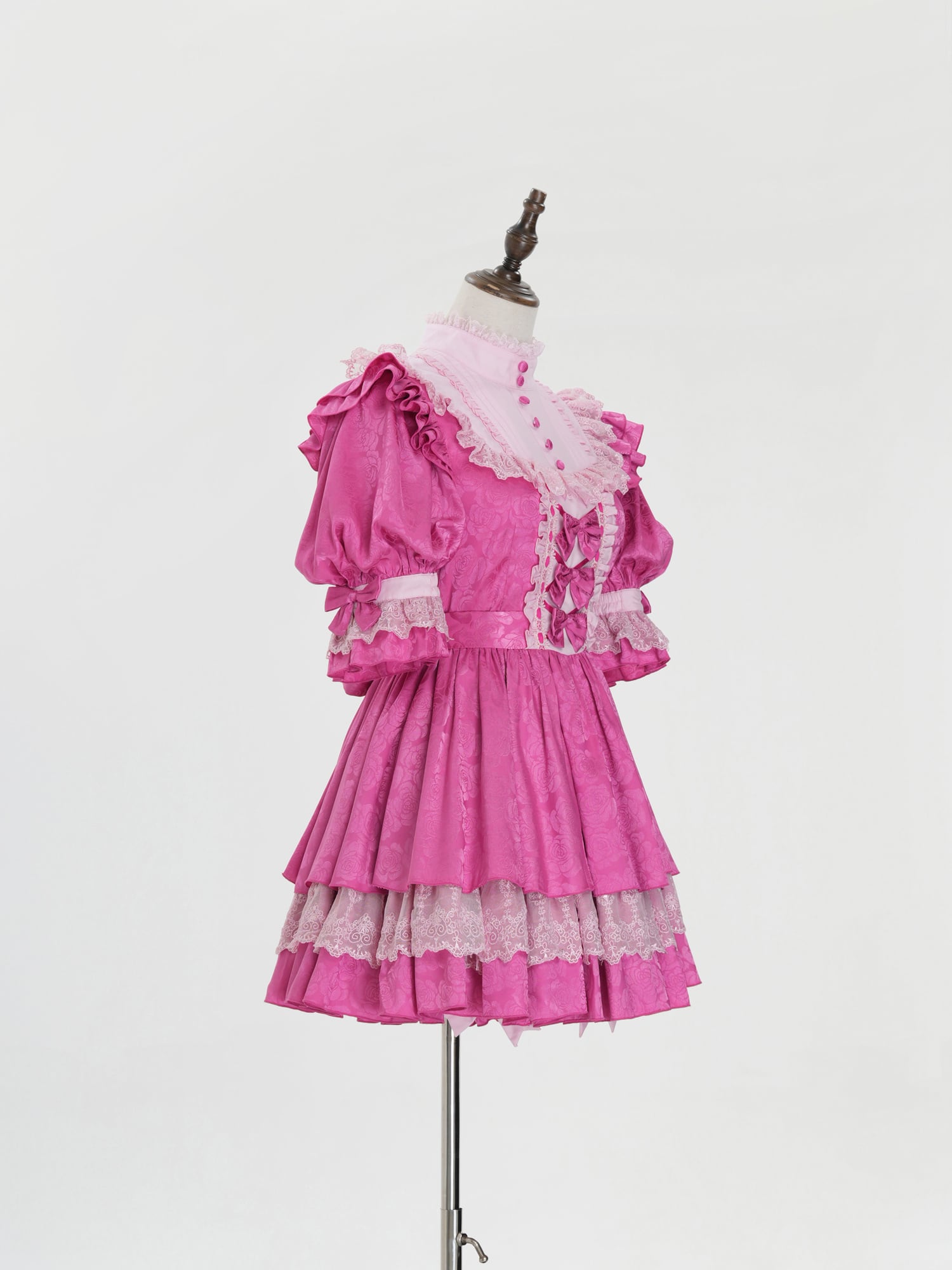 ショッキングロリィタ (ピンク)ワンピース&ドロワーズ&ボンネット