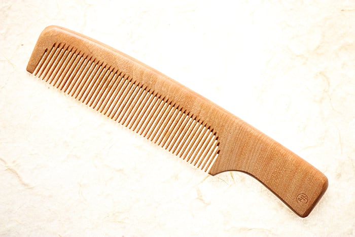 お六櫛】男櫛 細歯 みねばり | 【工房ふるかわや】木曽の伝統 お六櫛
