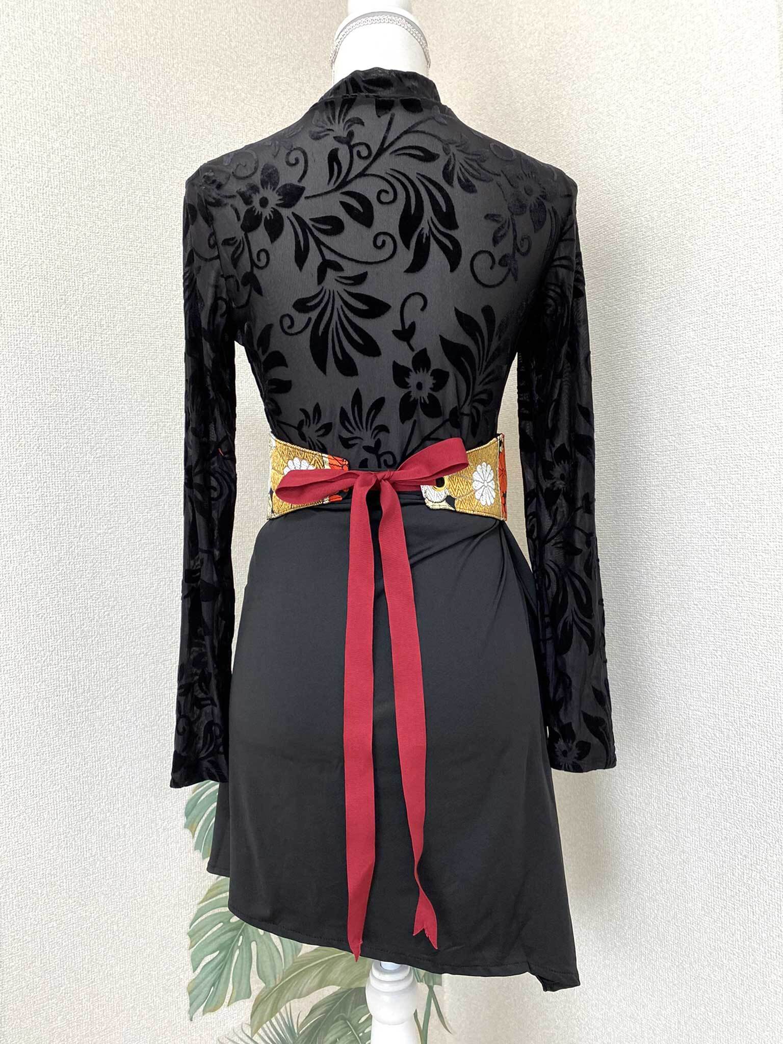 帯リメイクサッシュベルト（柄） | つまみ細工＆和雑貨〈結〉和dance