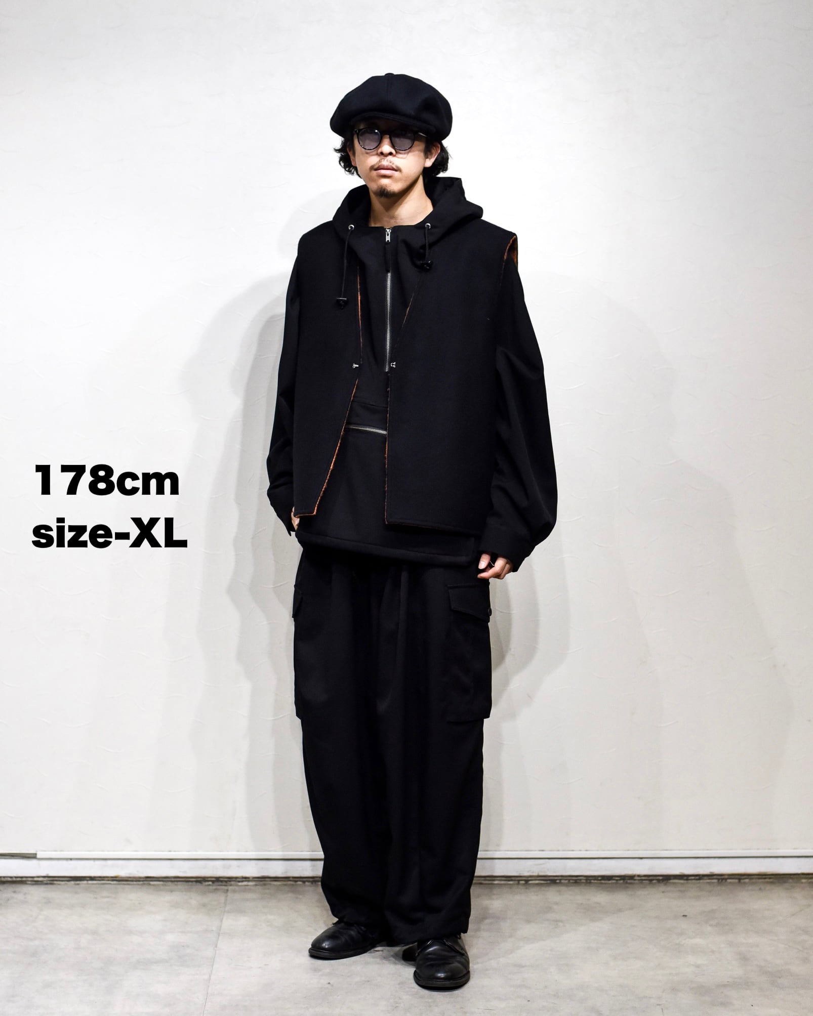 AMBERGLEAM - Reversible Wool Vest (L/XL) ¥36000+tax | KODONA in