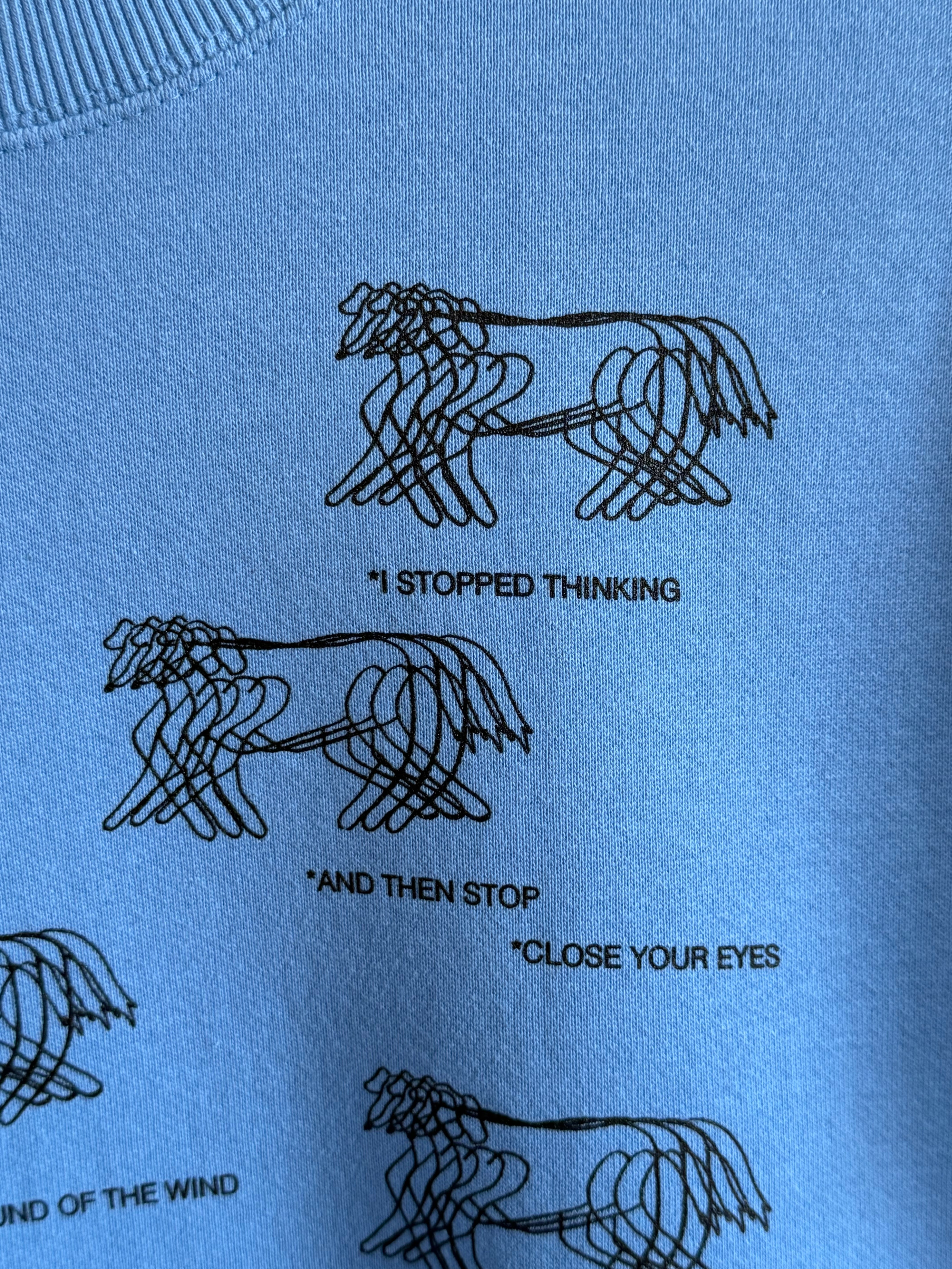 RUNNING DOGS SWEAT : SAX ※次回最短入荷4月下旬以降を予定