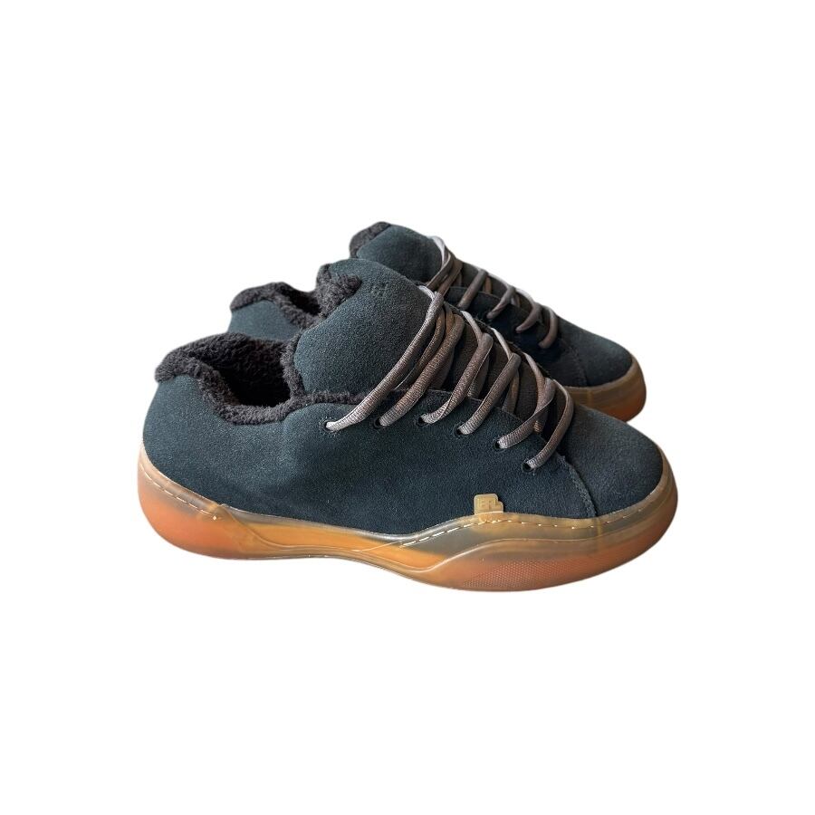 ERL】UNISEX SUEDE VAMP SKATE SNEAKER LEATHER | AYIN