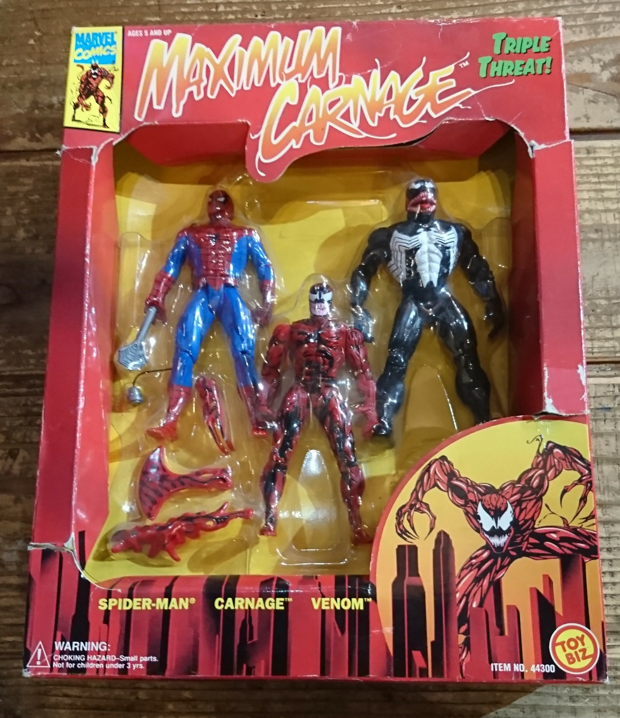 1994 maximum carnage figure set marvel comics スパイダーマン