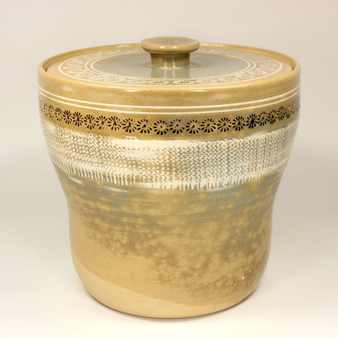 駕洛窯 御本三島水指 | 茶道具 浜田