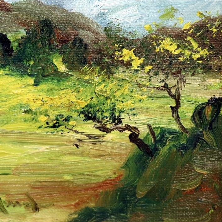 作者不明・油絵・油彩画・風景画・No.181025-04・梱包サイズ100