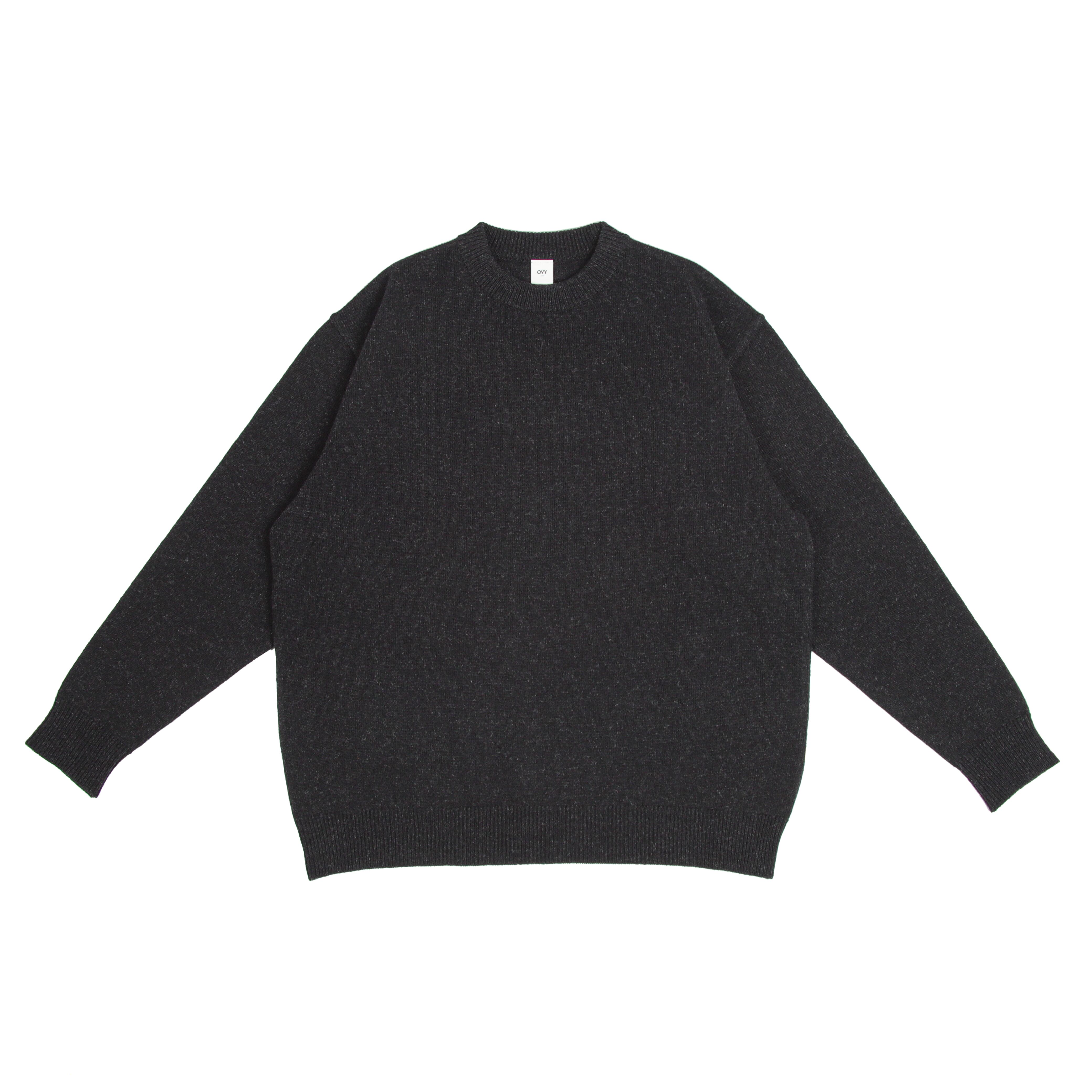 Super Comeback Lamb Wool Crew Neck Knit | OVY