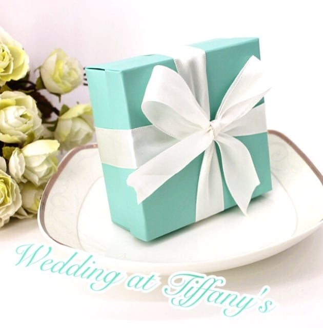 サンクスギフト☆ティファニーブルーBOX☆ウェディング | Wedding at