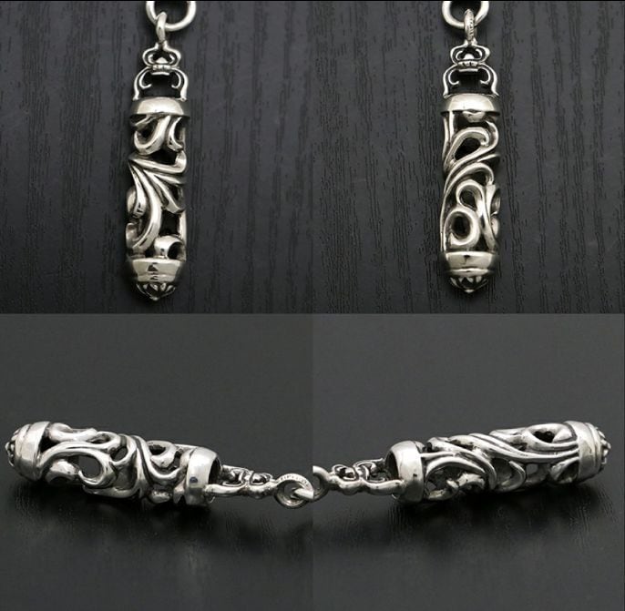 CHROME HEARTS クロムハーツ 20インチ ローラーペンダント クロス