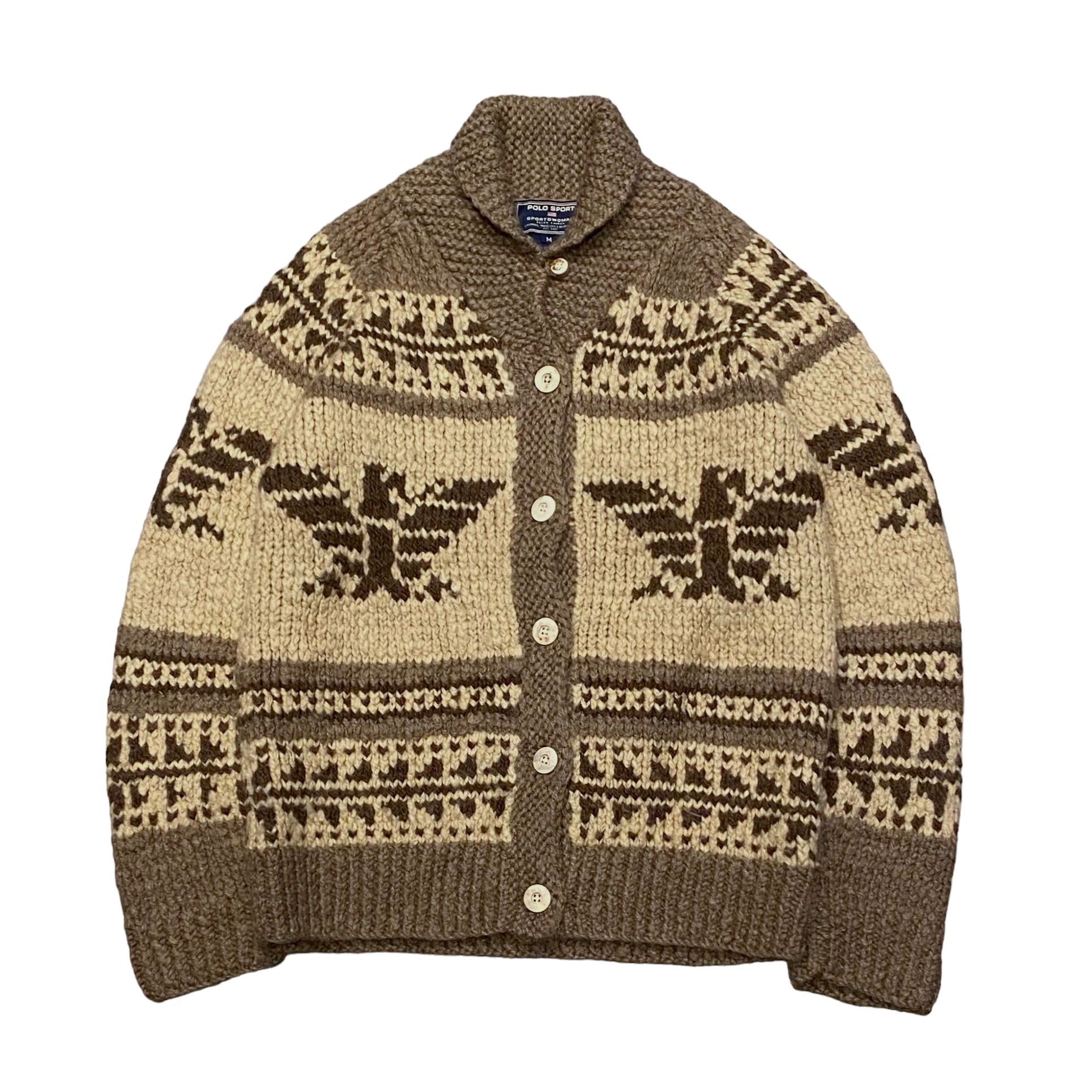 90's Polo Sports by Ralph Lauren Cowichan Sweater M / ポロスポーツ