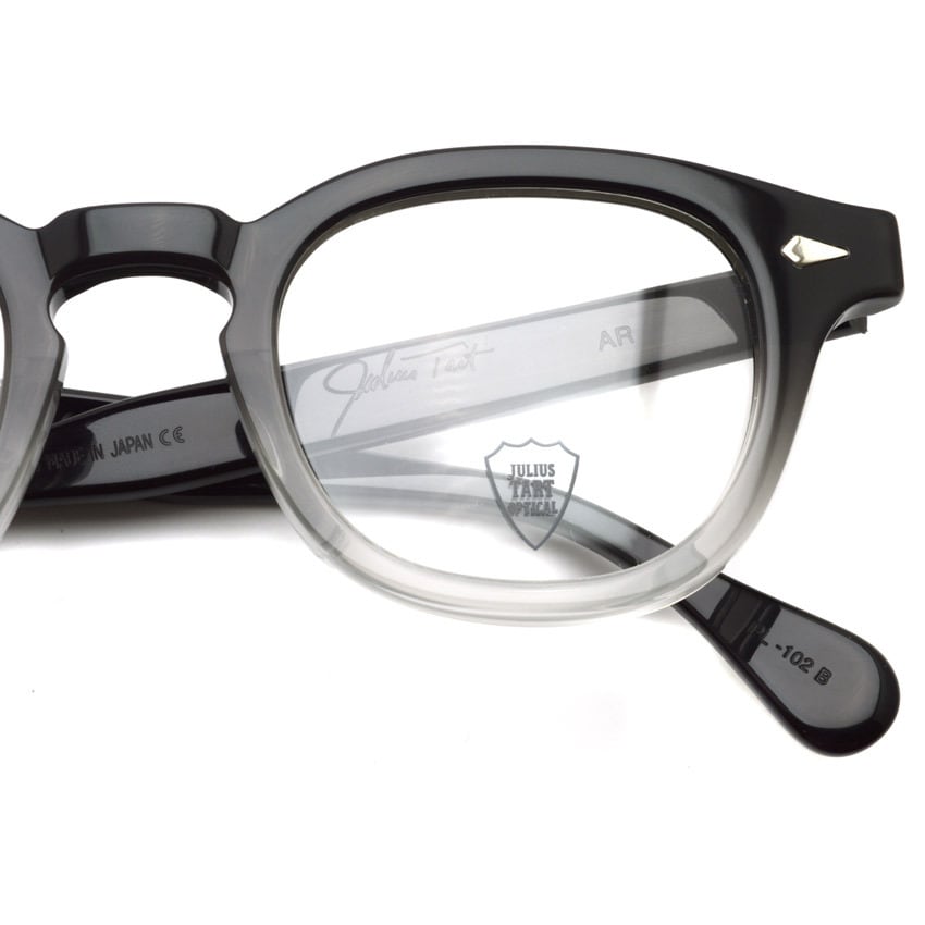 JULIUS TART OPTICAL / AR / ブリッジ:24mm / Black Clear Fade
