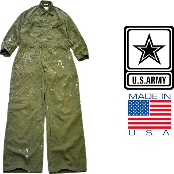 1点物◇実物アメリカ軍ビンテージ90sつなぎツナギ作業服オールインワン