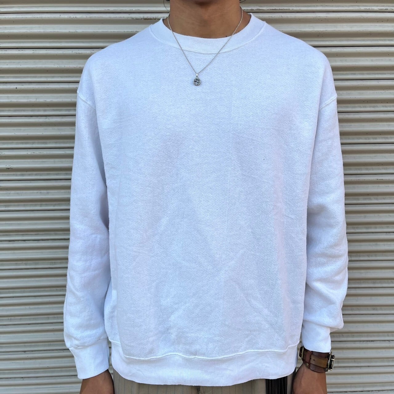 00s Fruit of the loom 無地 スウェット トレーナー L フルーツオブザ