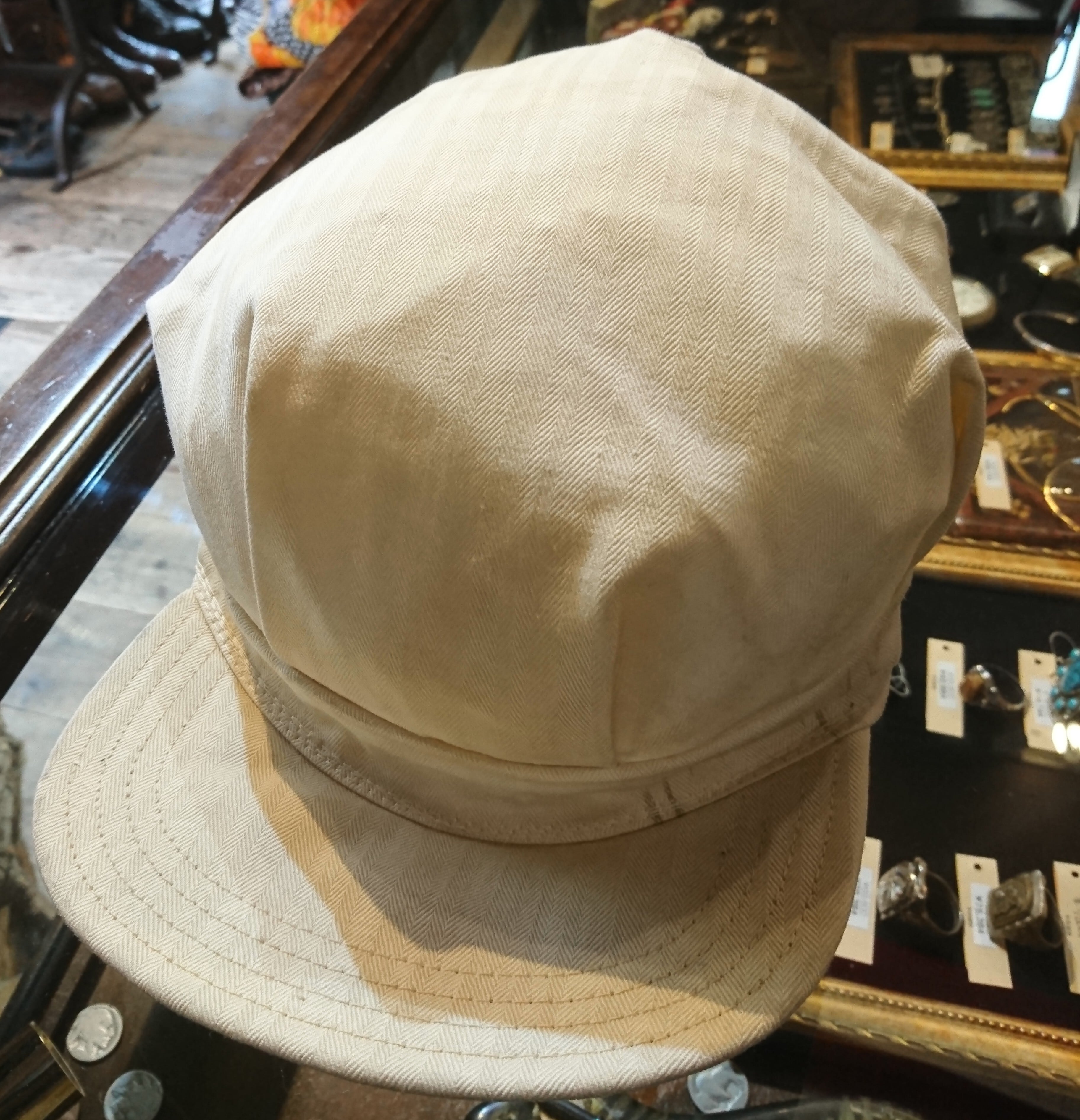 50s vintage work cap ヴィンテージ ワーク キャップ ヘリンボーン