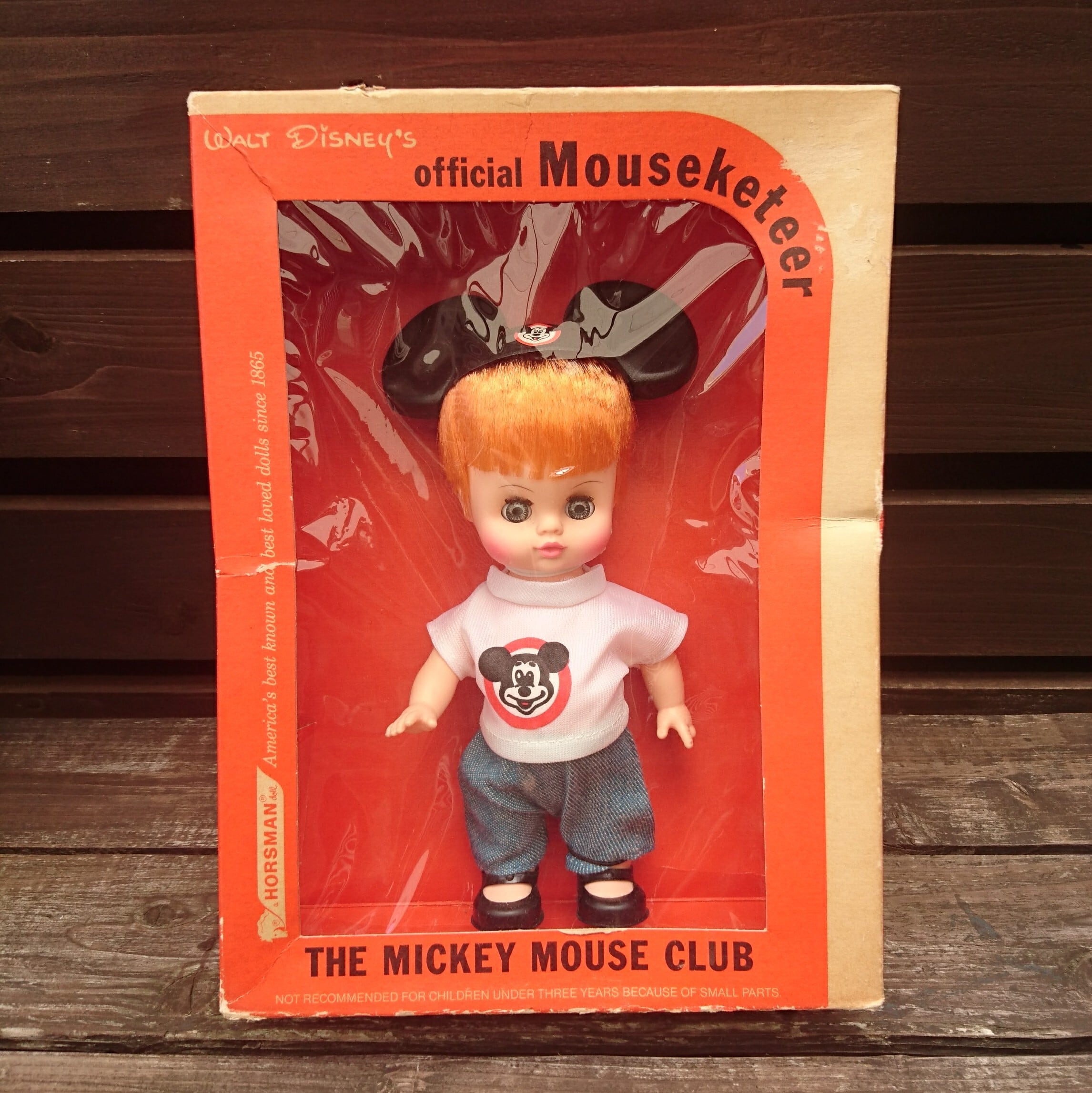 1950 ヴィンテージ マウスケティア ドール ミッキーマウスクラブ 女の子