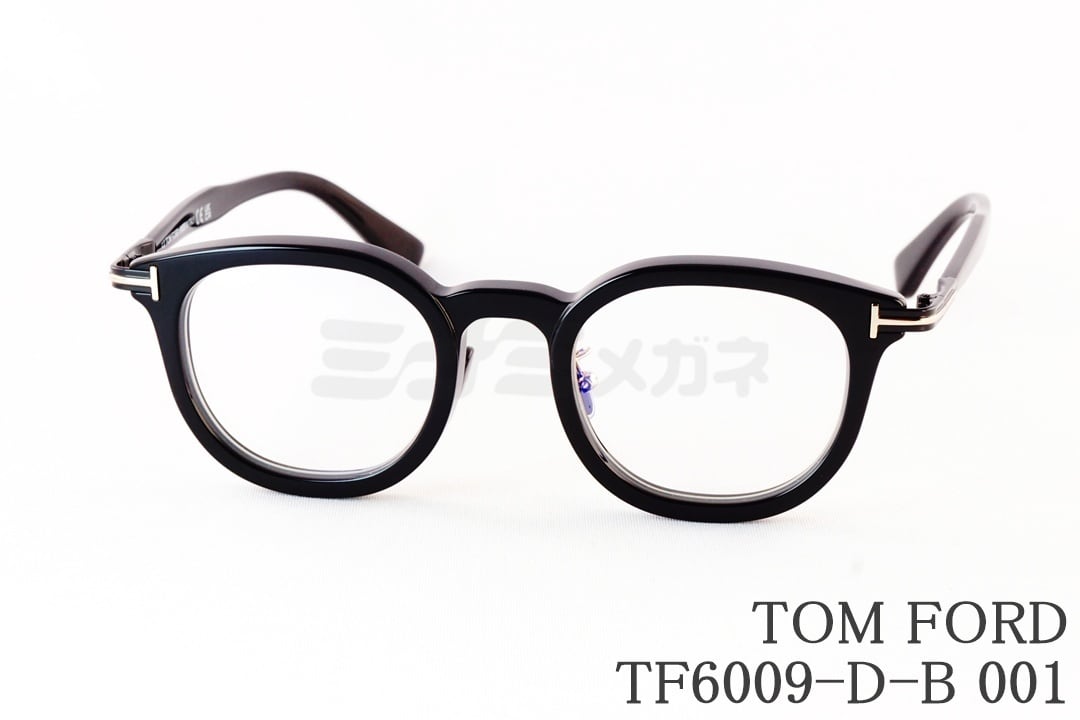 日本限定 TOM FORD メガネ TF6009-D-B 001 ウェリントン メンズ